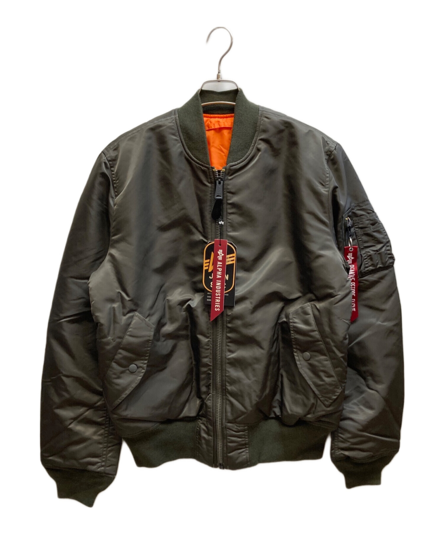 old MARC JACOBS ミリタリーフーディージャケット 名作 初期 中古・古着通販】ALPHA (アルファ) MA-1ジャケット / 20004-476 カーキ