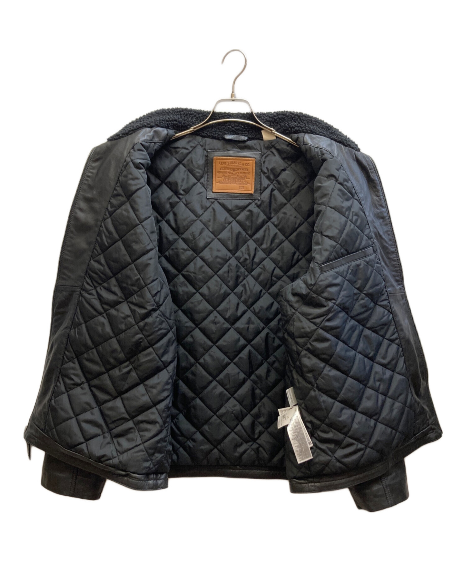 中古・古着通販】LEVI'S (リーバイス) レザー シェルパジャケット