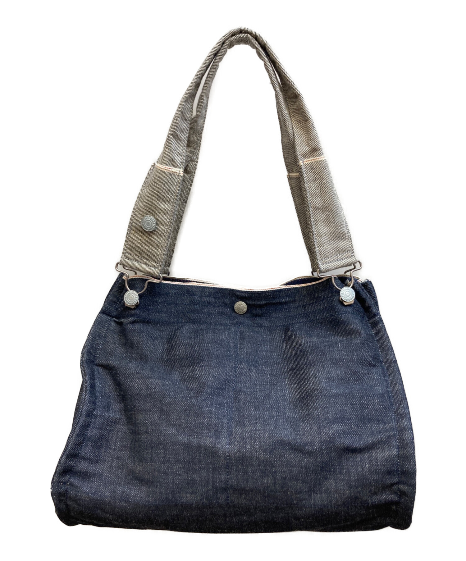 ★初期モノ★EVISU★エヴィス★トートバッグ★ 中古・古着通販】EVISU (エヴィス) 再構築デニムトートバッグ