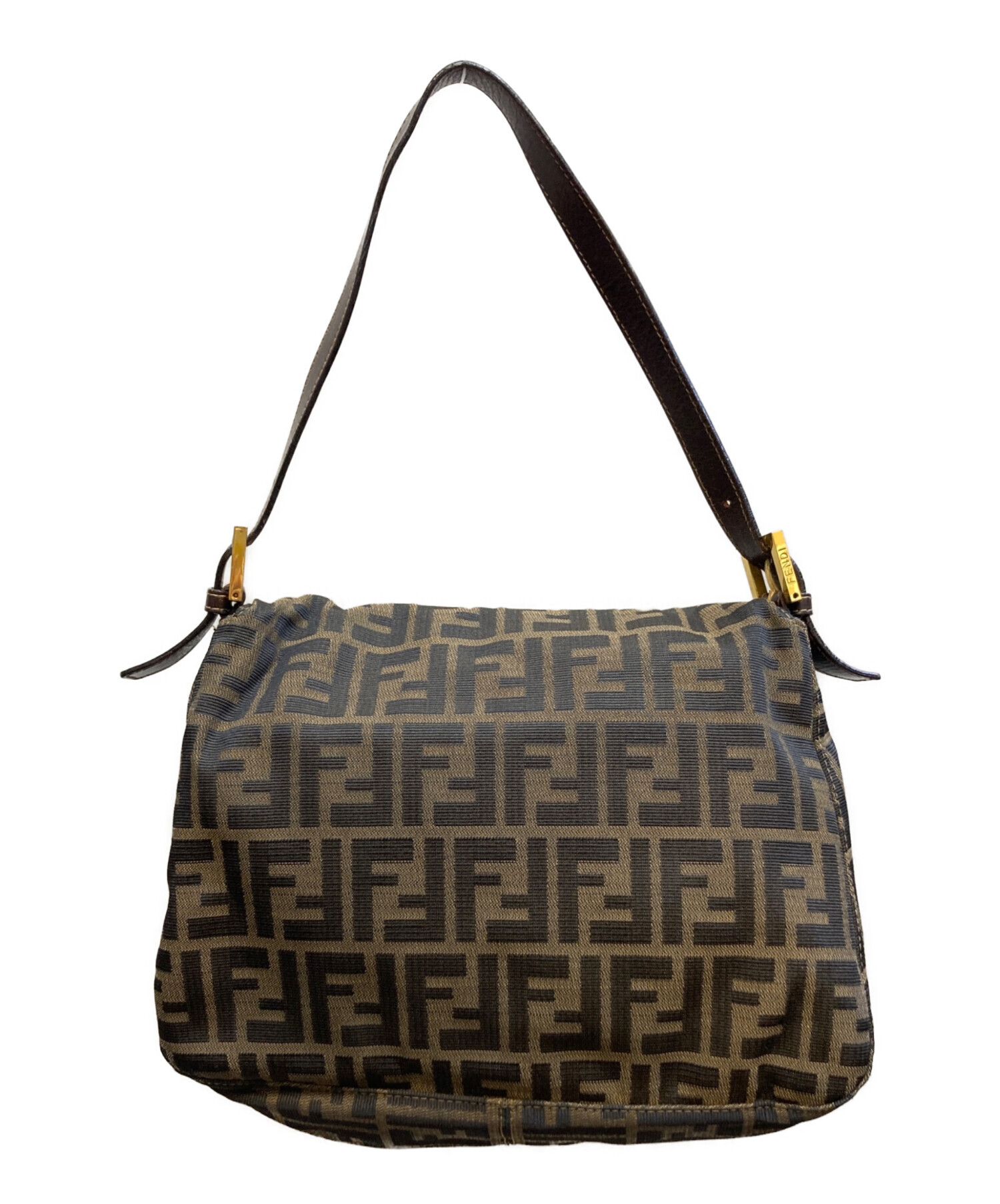 Fendi ハンドバッグ ズッカ柄※状態悪いです 中古・古着通販】FENDI (フェンディ) ズッカ柄ハンドバッグ ブラウン
