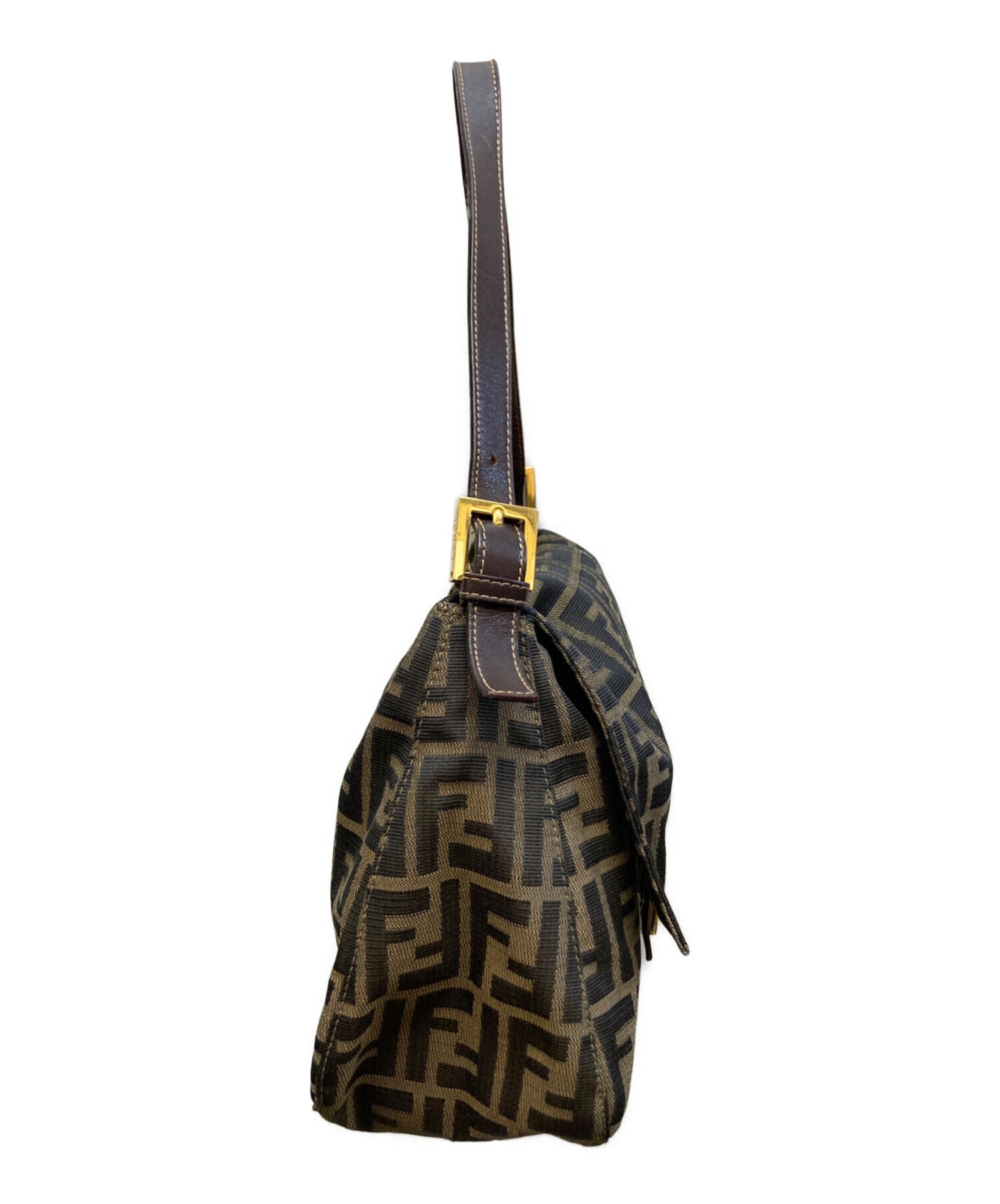 中古・古着通販】FENDI (フェンディ) ズッカ柄ハンドバッグ ブラウン