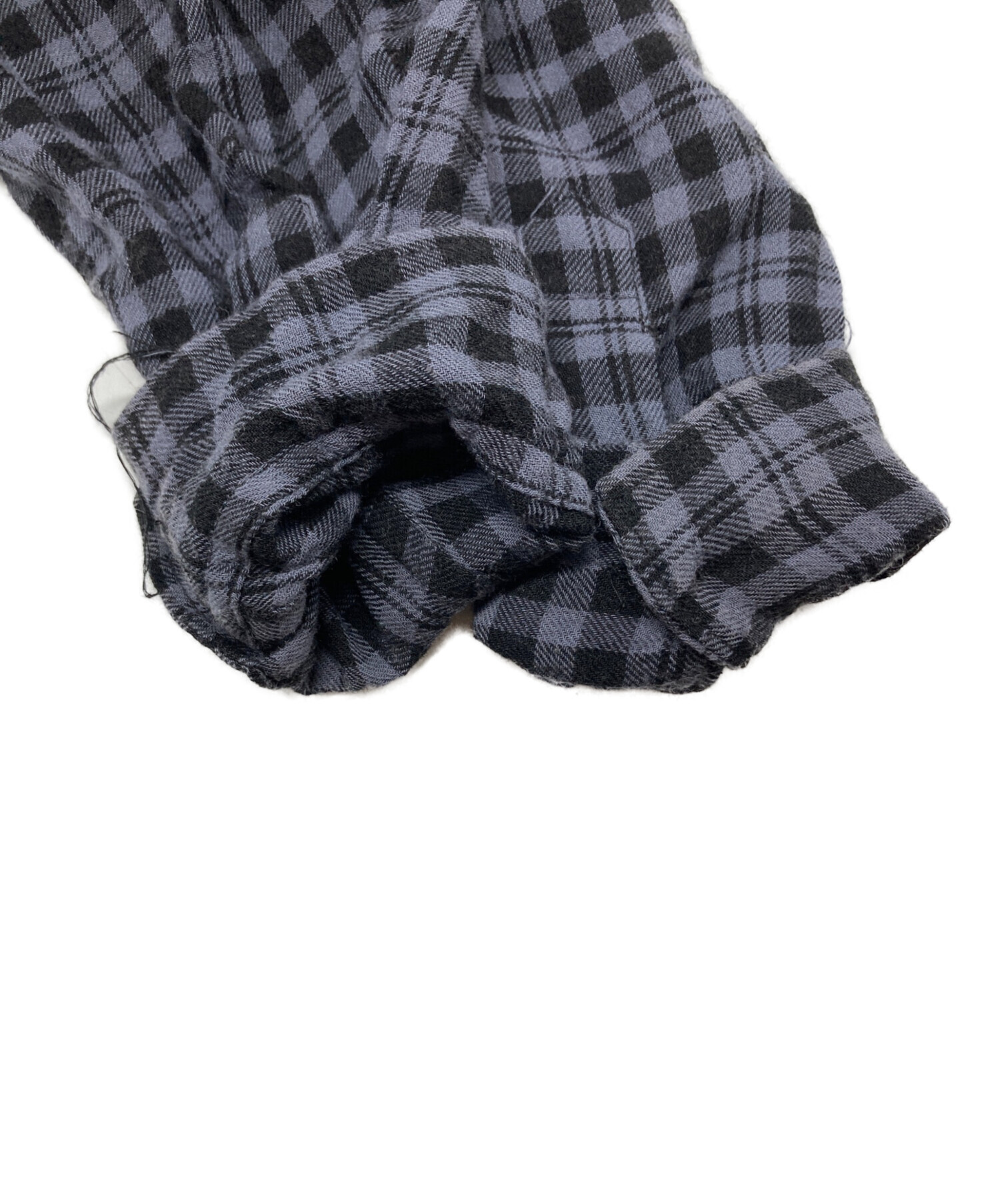 中古・古着通販】masu (エムエーエスユー) GRUNGE PLAID SHIRT/MMSS 