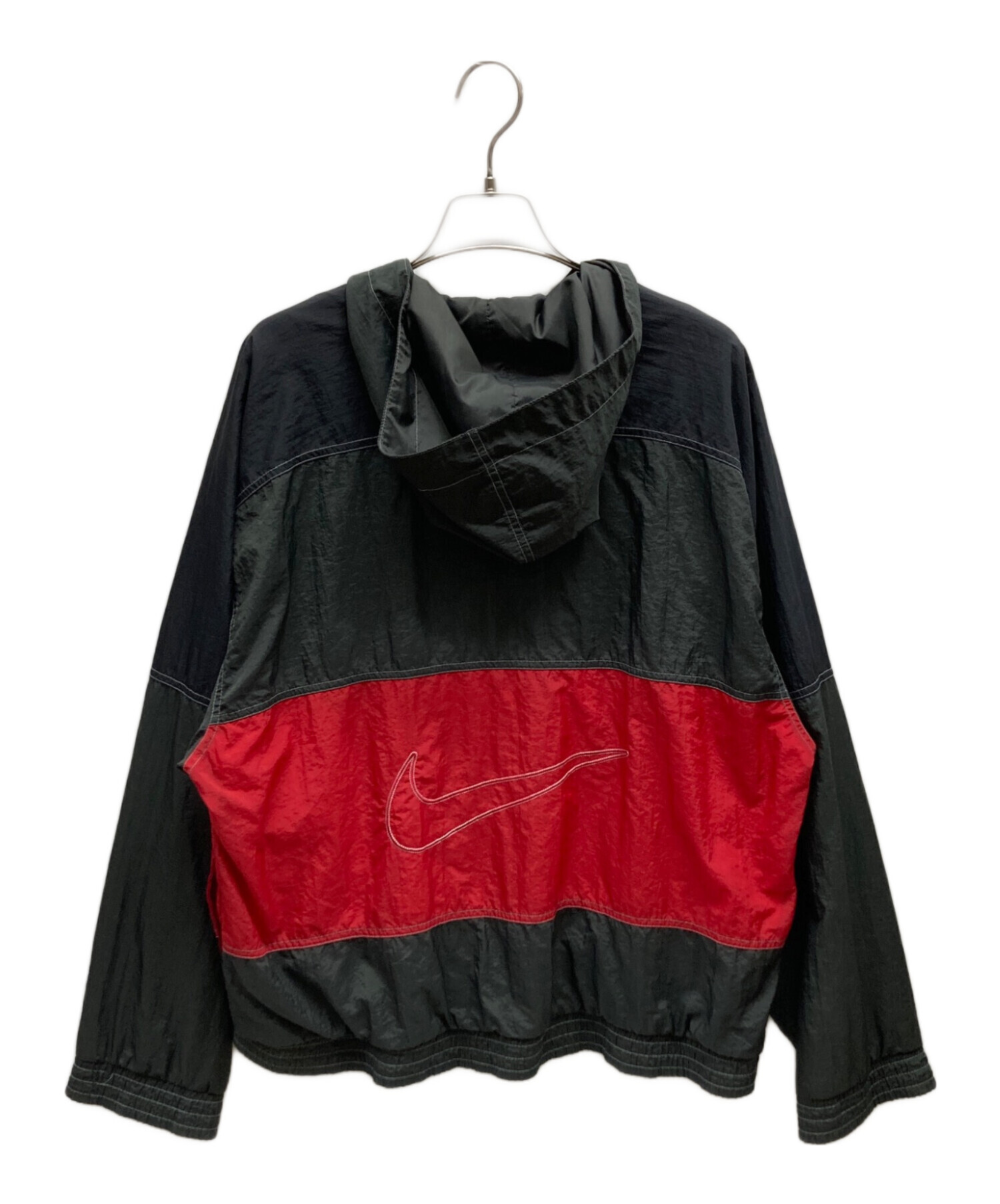 中古・古着通販】NIKE (ナイキ) ナイロンジャケット ブラック サイズ:M 