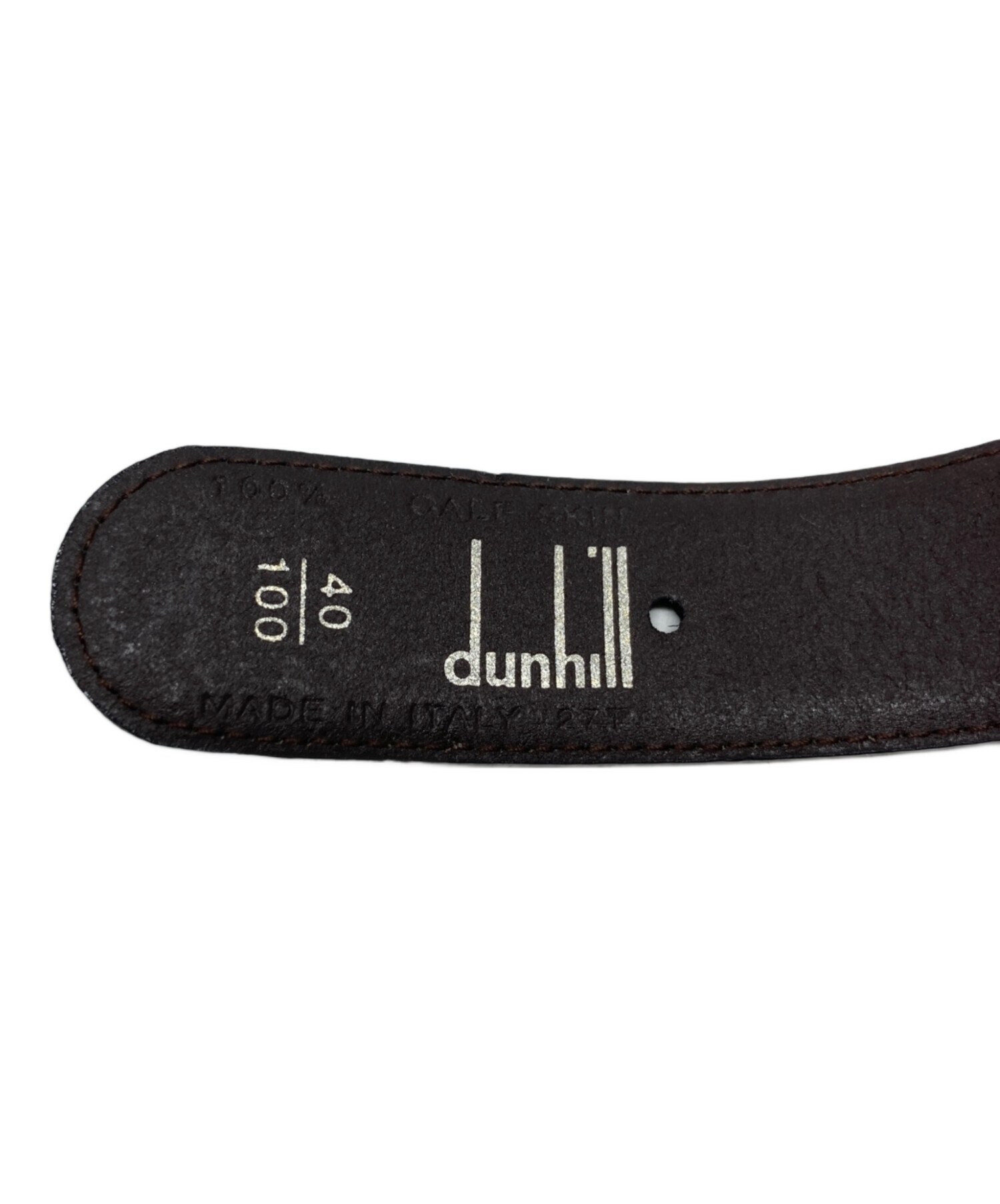 中古・古着通販】dunhill (ダンヒル) レザーベルト ブラック｜ブランド