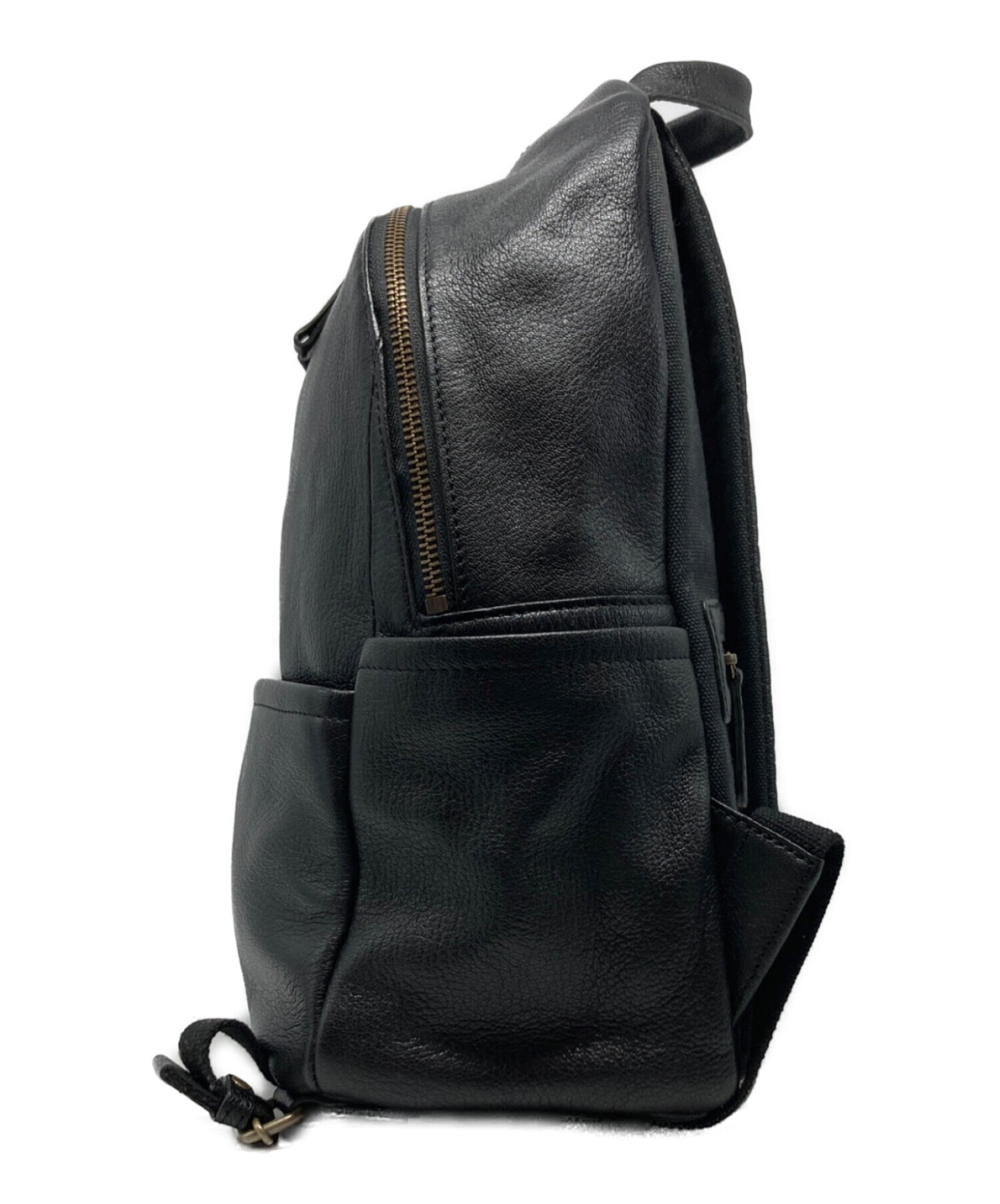 Dakota ダコタ レザー リュック バックパック 中古・古着通販】Dakota (ダコタ) レザーリュック ブラック｜ブランド