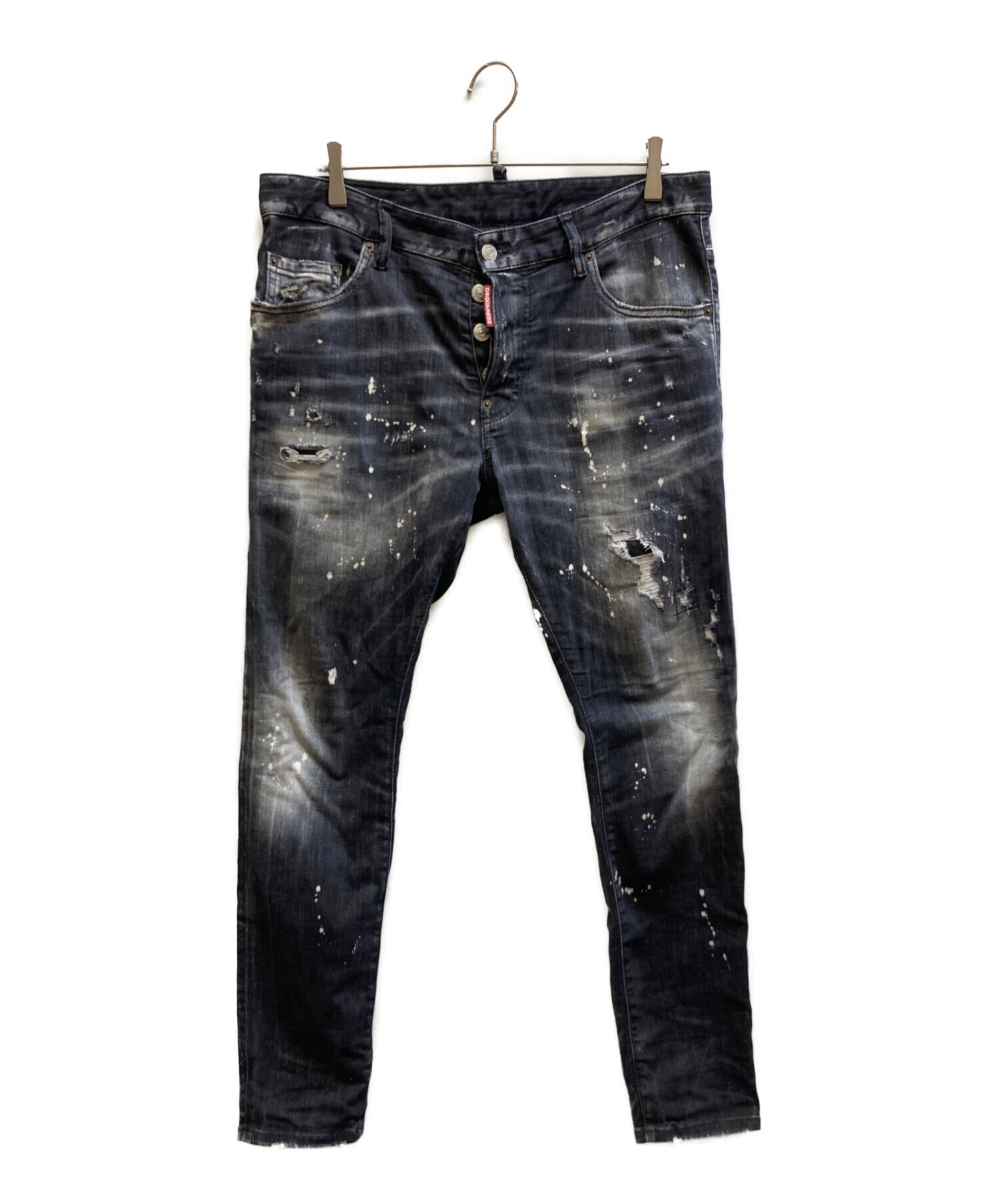DSQUARED2 ダメージ加工 ジーンズ 中古・古着通販】DSQUARED2 (ディースクエアード) ダメージ加工