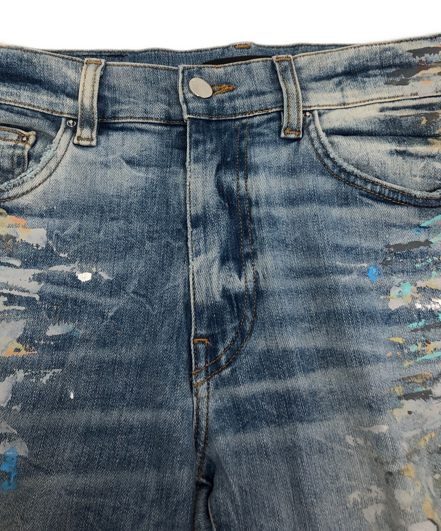 中古・古着通販】AMIRI (アミリ) スキニーデニムパンツ インディゴ