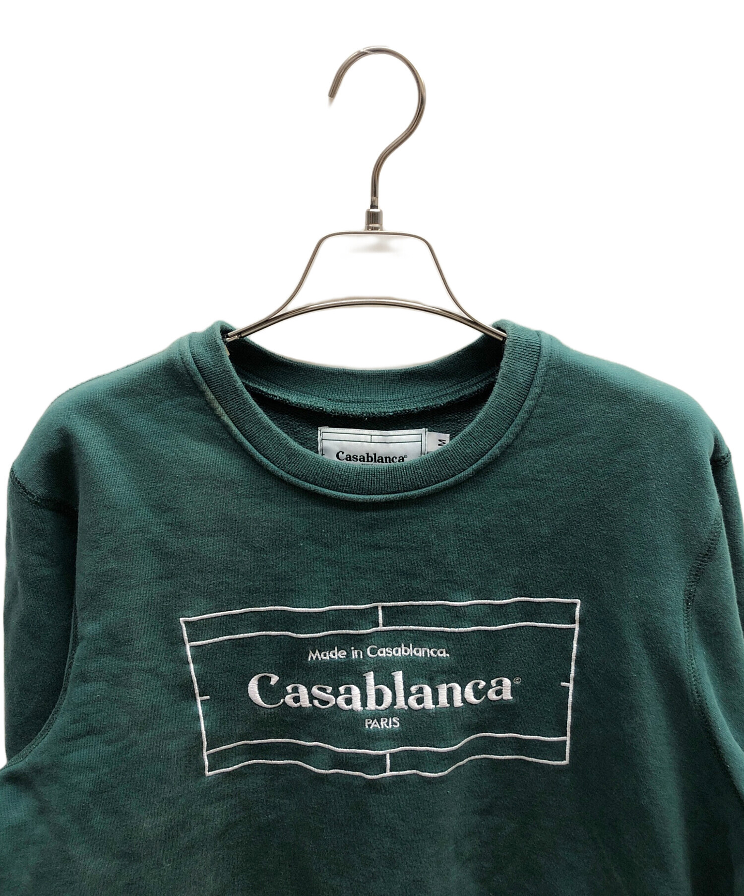 中古・古着通販】CASABLANCA (カサブランカ) スウェット グリーン