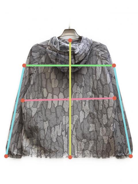 中古・古着通販】HUF (ハフ) Eightynine Nylon Anorak グレー サイズ:M