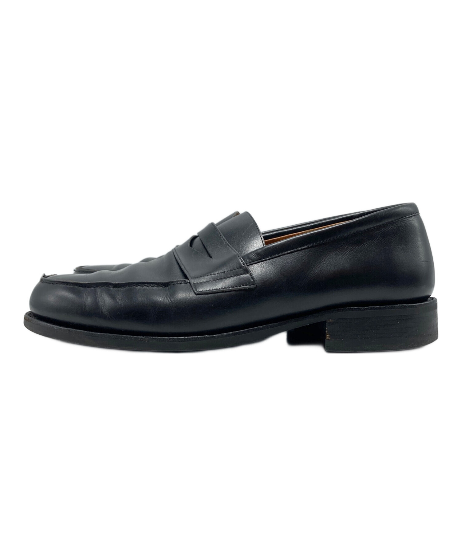 Paraboot ブラック ローファー 中古・古着通販】PARABOOT (パラブーツ) コインローファー / 9199
