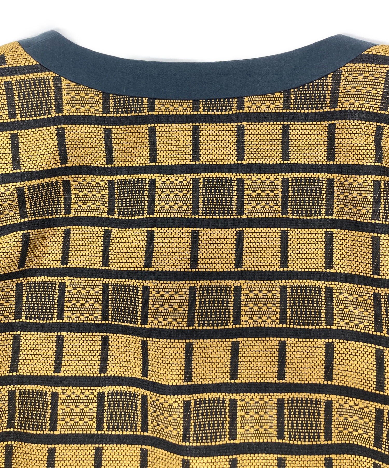 中古・古着通販】ETRO (エトロ) ノーカラージャケット ネイビー 