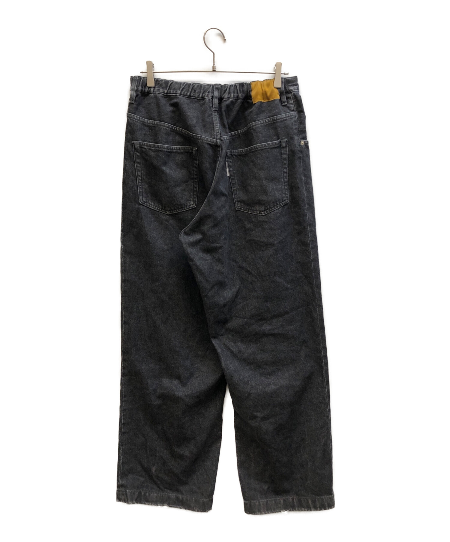 【米津玄師 着用】NEON SIGN DOUBLE SLACKS 中古・古着通販】NEON SIGN (ネオンサイン) Wide denim slacks “Used