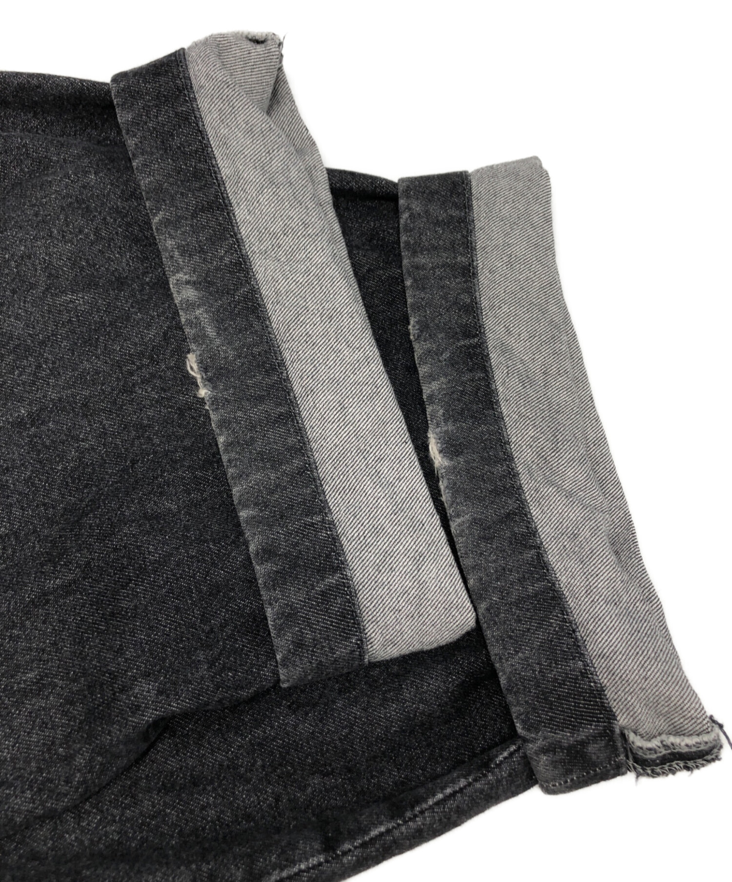 未使用EFFE BEAMS NEON カメリア　パンツ 中古・古着通販】NEON SIGN (ネオンサイン) Wide denim slacks “Used