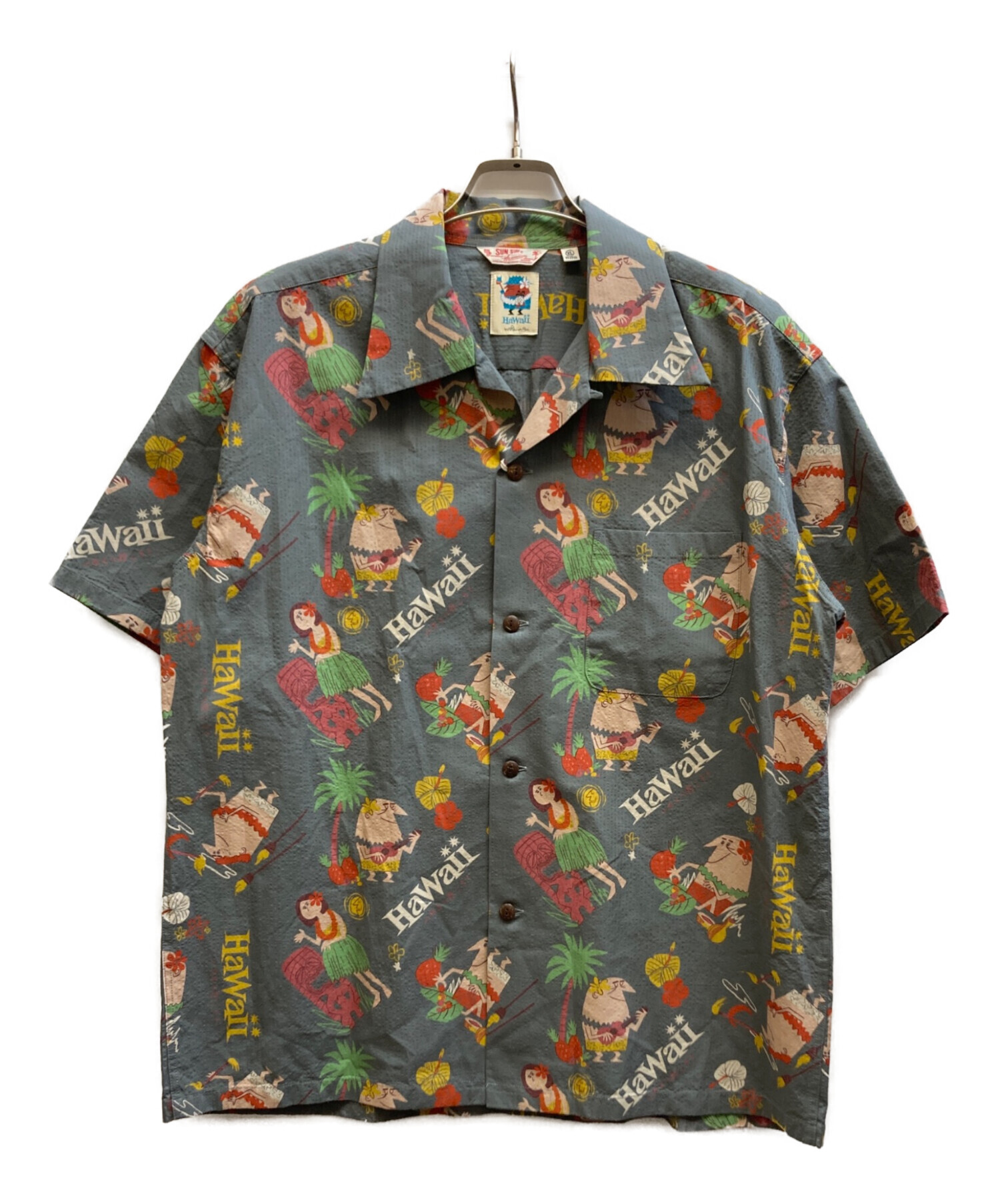 中古・古着通販】Sun Surf (サンサーフ) COTTON SEERSUCKER OPEN SHIRT
