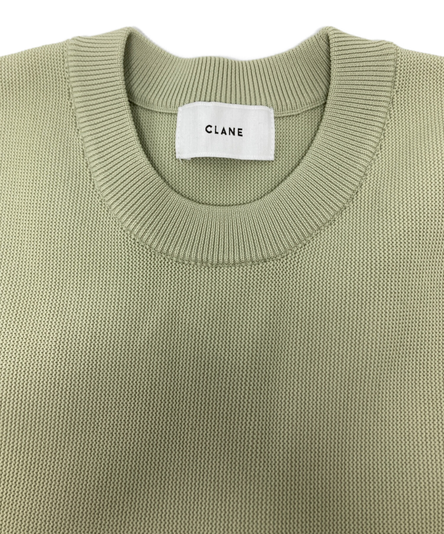 中古・古着通販】CLANE (クラネ) スクエアスリーブギャザーニット