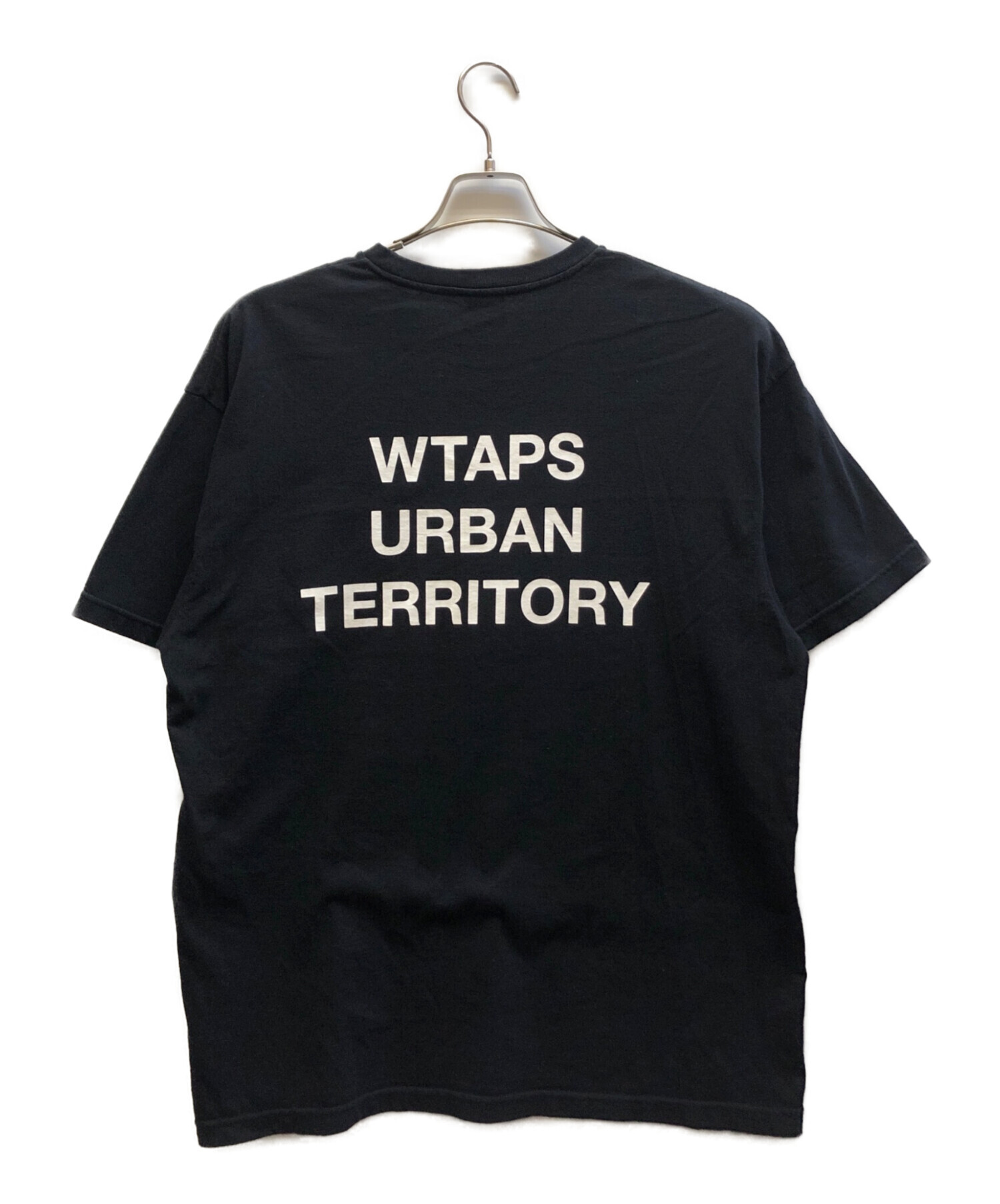WTAPS チノパン サイズX03 ブラック　中古 中古・古着通販】WTAPS (ダブルタップス) ロゴTシャツ ブラック サイズ