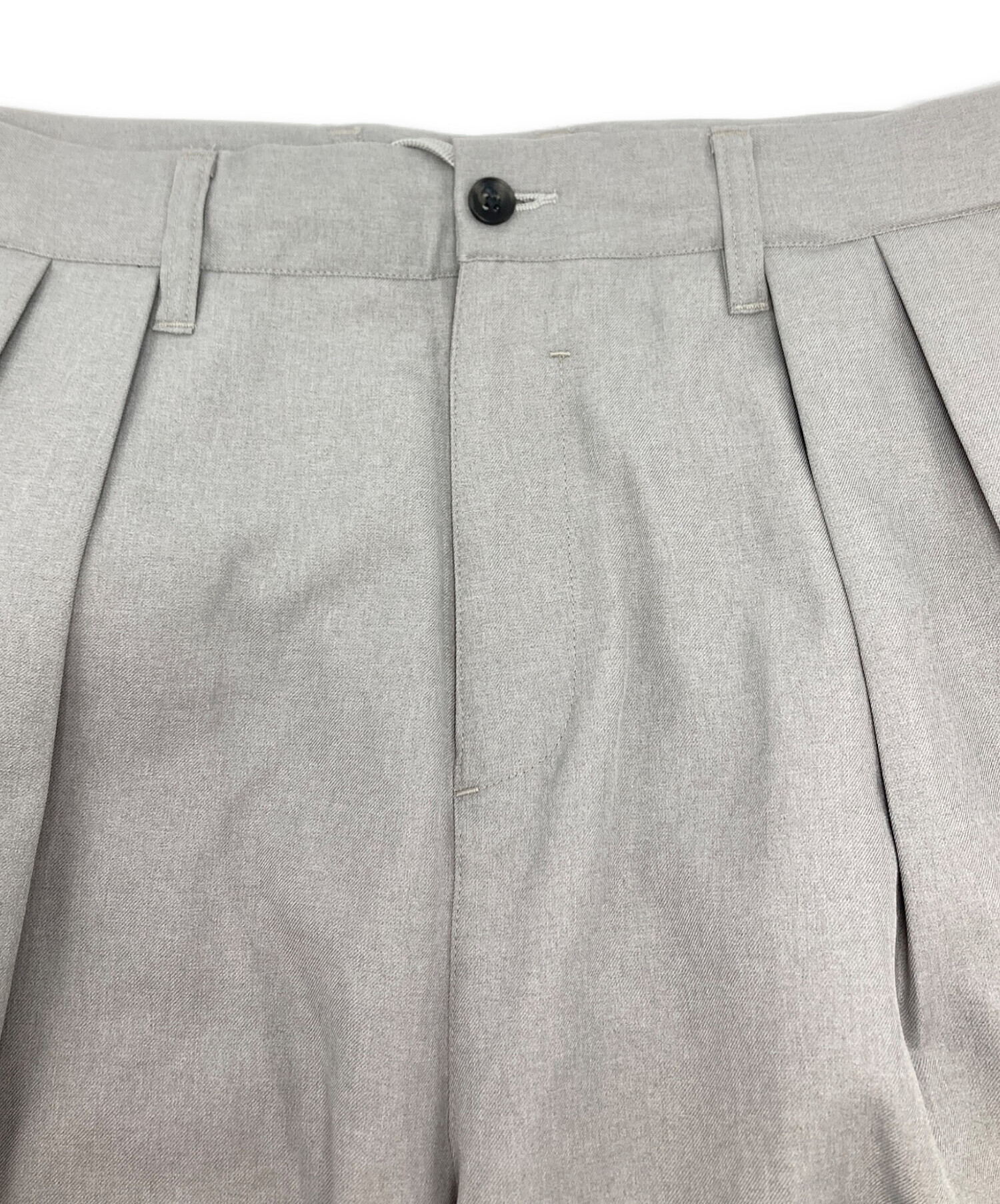 ナンバーナイン木製パンツハンガーグレーUSED ナンバーナイン木製