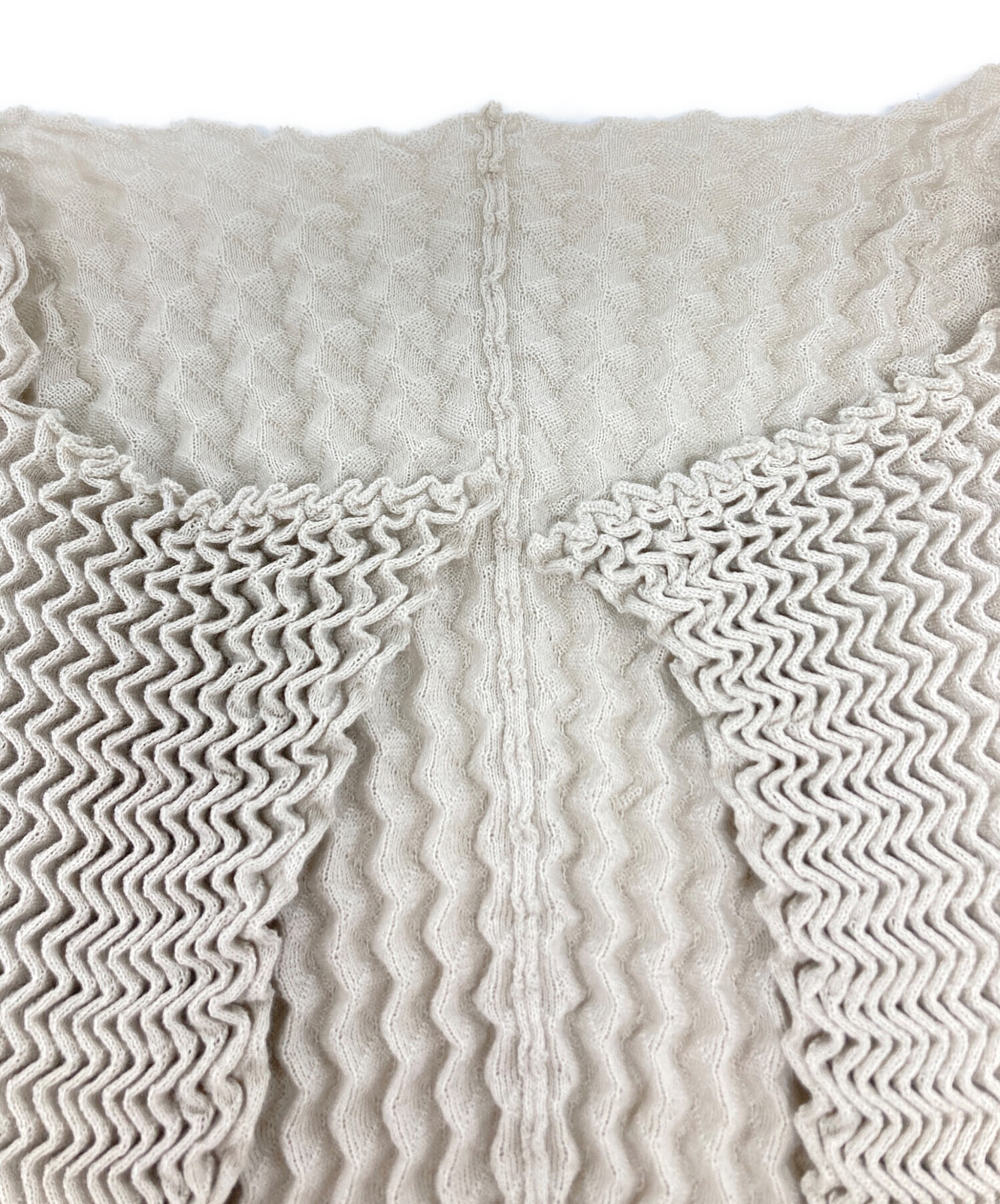 中古・古着通販】ISSEY MIYAKE (イッセイミヤケ) プリーツカーディガン