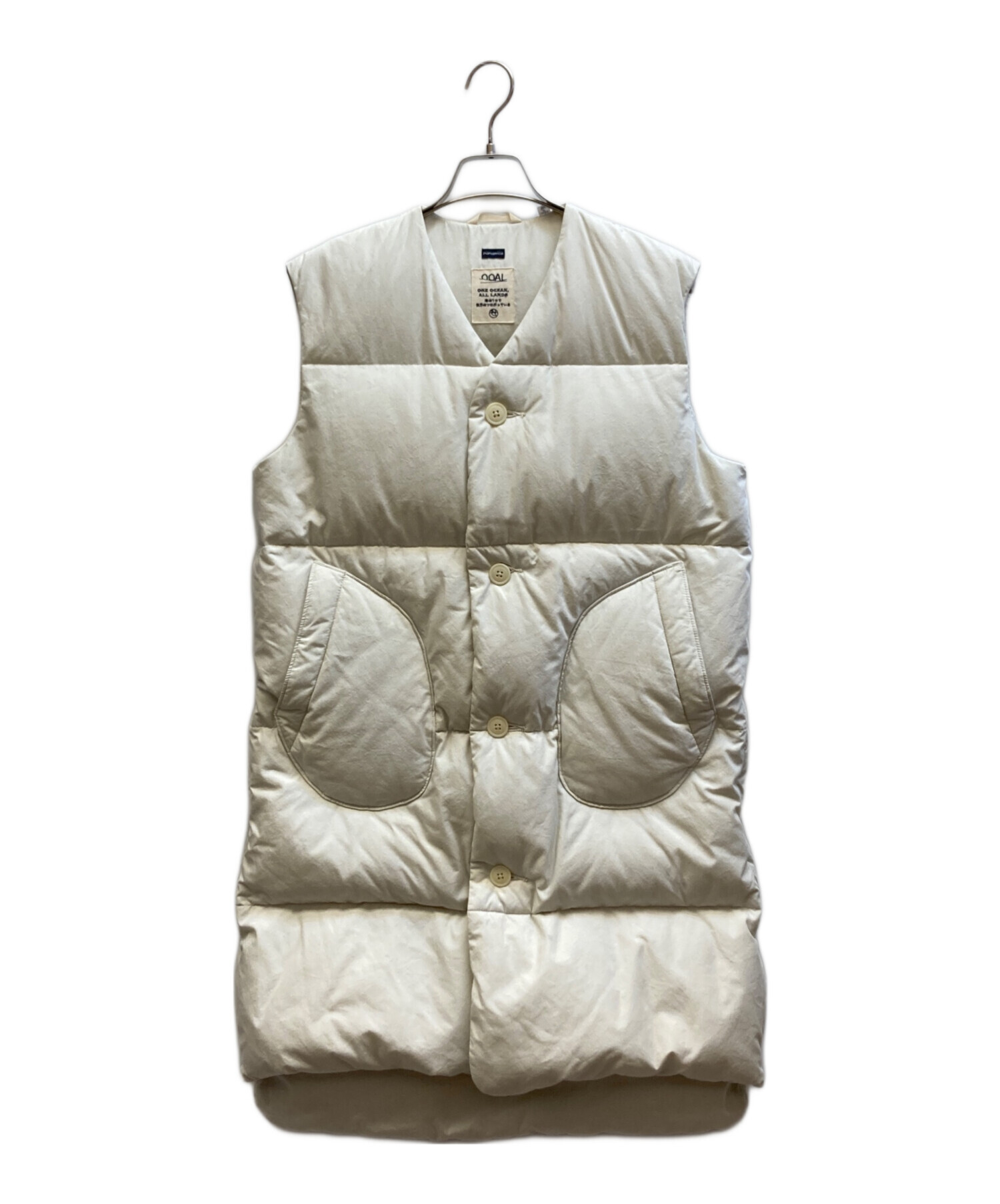 週末SALE【美品✨】ニアバイミー　ロングダウンベスト 中古・古着通販】nanamica (ナナミカ) ロングダウンベスト アイボリー