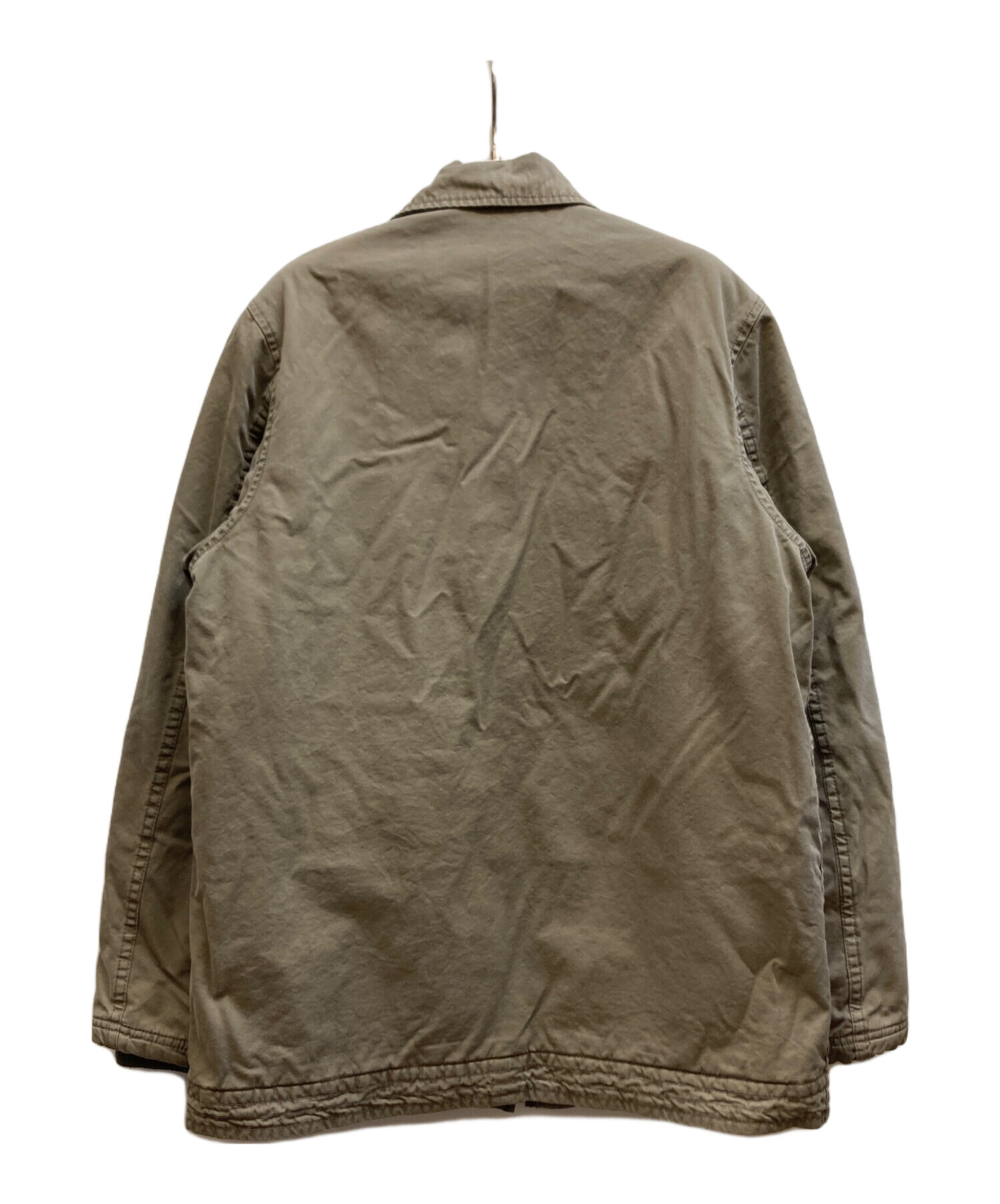 STUSSY（ステューシー） アウター M カーキ　レア物！ 中古・古着通販】stussy (ステューシー) 裏ボアミリタリーコート