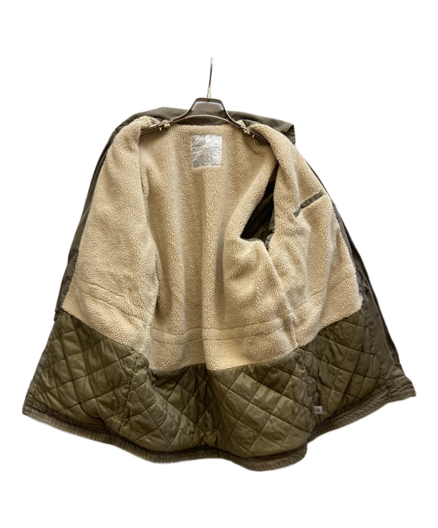 中古・古着通販】stussy (ステューシー) 裏ボアミリタリーコート