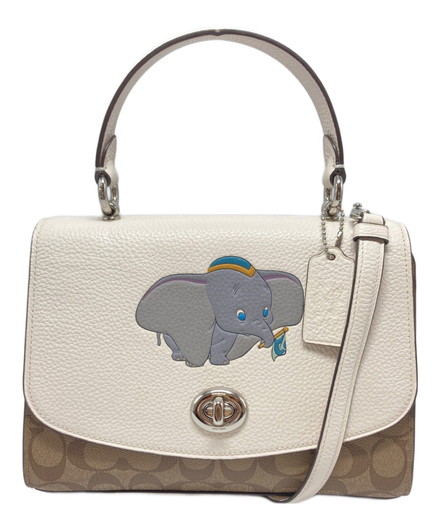 コーチ　ディズニーコラボ　ショルダーバッグ　ダンボ 中古・古着通販】COACH (コーチ) DISNEY (ディズニー) ダンボ