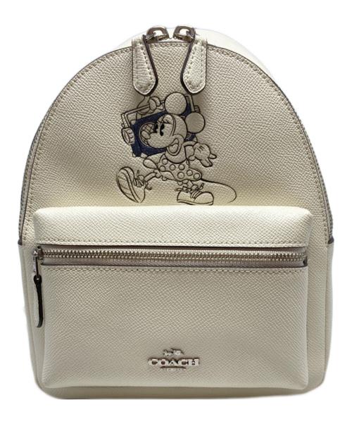 COACH Disney コーチ ミッキー リュック バックパック ホワイト系 中古・古着通販】COACH (コーチ) Disney (ディズニー) ミニーマウス