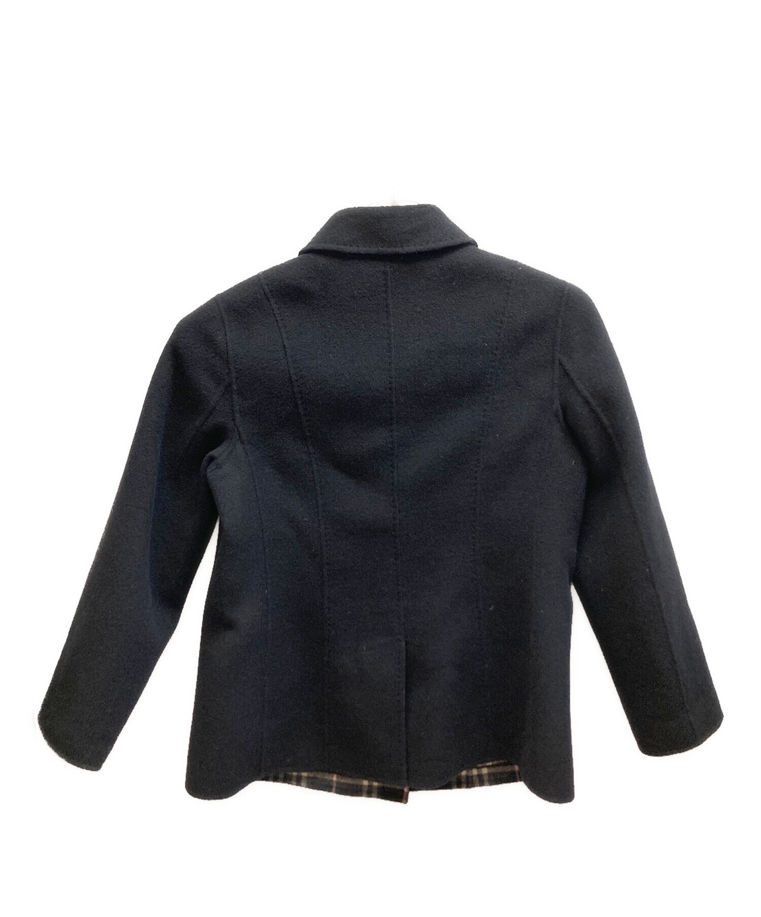 【美品】BURBERRY London ショートコート レディース カシミヤ混 中古・古着通販】BURBERRY LONDON (バーバリーロンドン) カシミヤ混