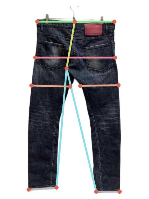 中古・古着通販】DSQUARED2 (ディースクエアード) EASY BLACK WASH
