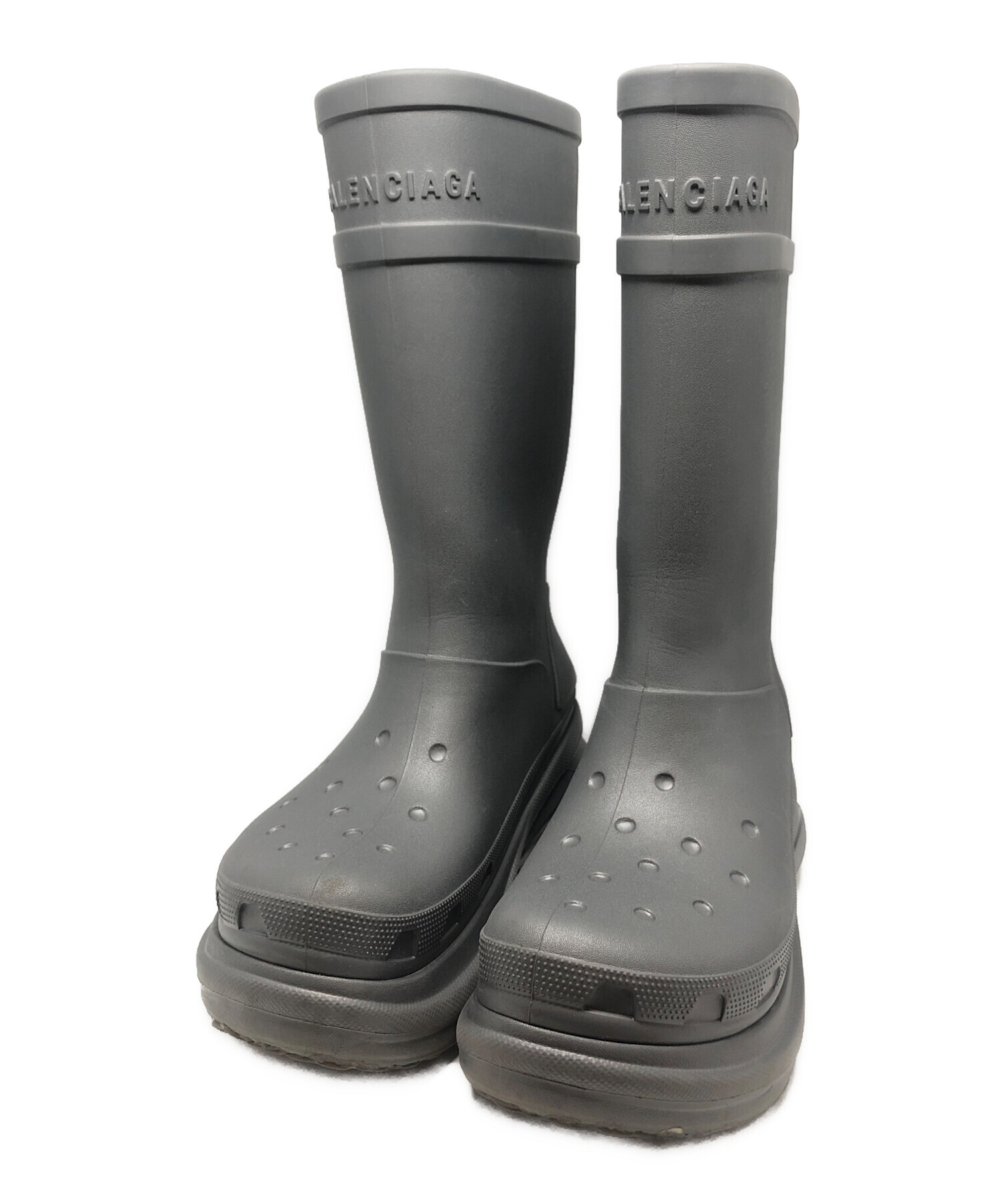 格安　カニエ着用　バレンシアガ　クロックス　ラバーブーツ 39 美中古 中古・古着通販】BALENCIAGA (バレンシアガ) crocs (クロックス