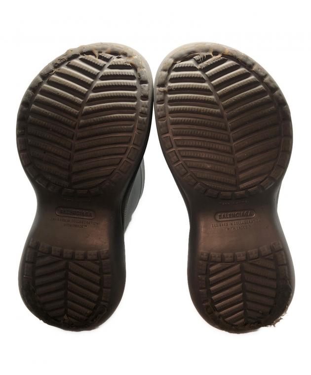 試着のみ バレンシアガ クロックス ブーツ メンズ 41サイズ 中古・古着通販】BALENCIAGA (バレンシアガ) crocs (クロックス