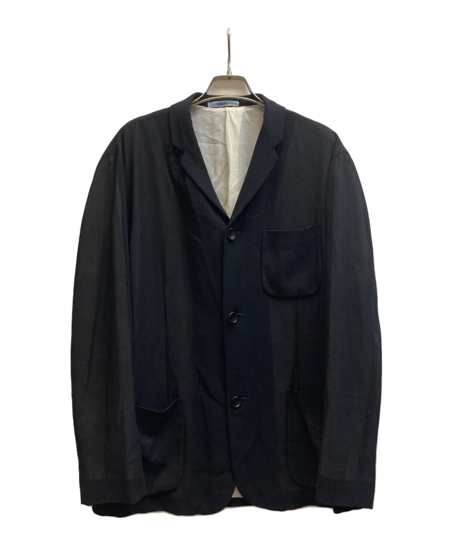 中古・古着通販】KENZO (ケンゾー) シアージャケット ブラック サイズ