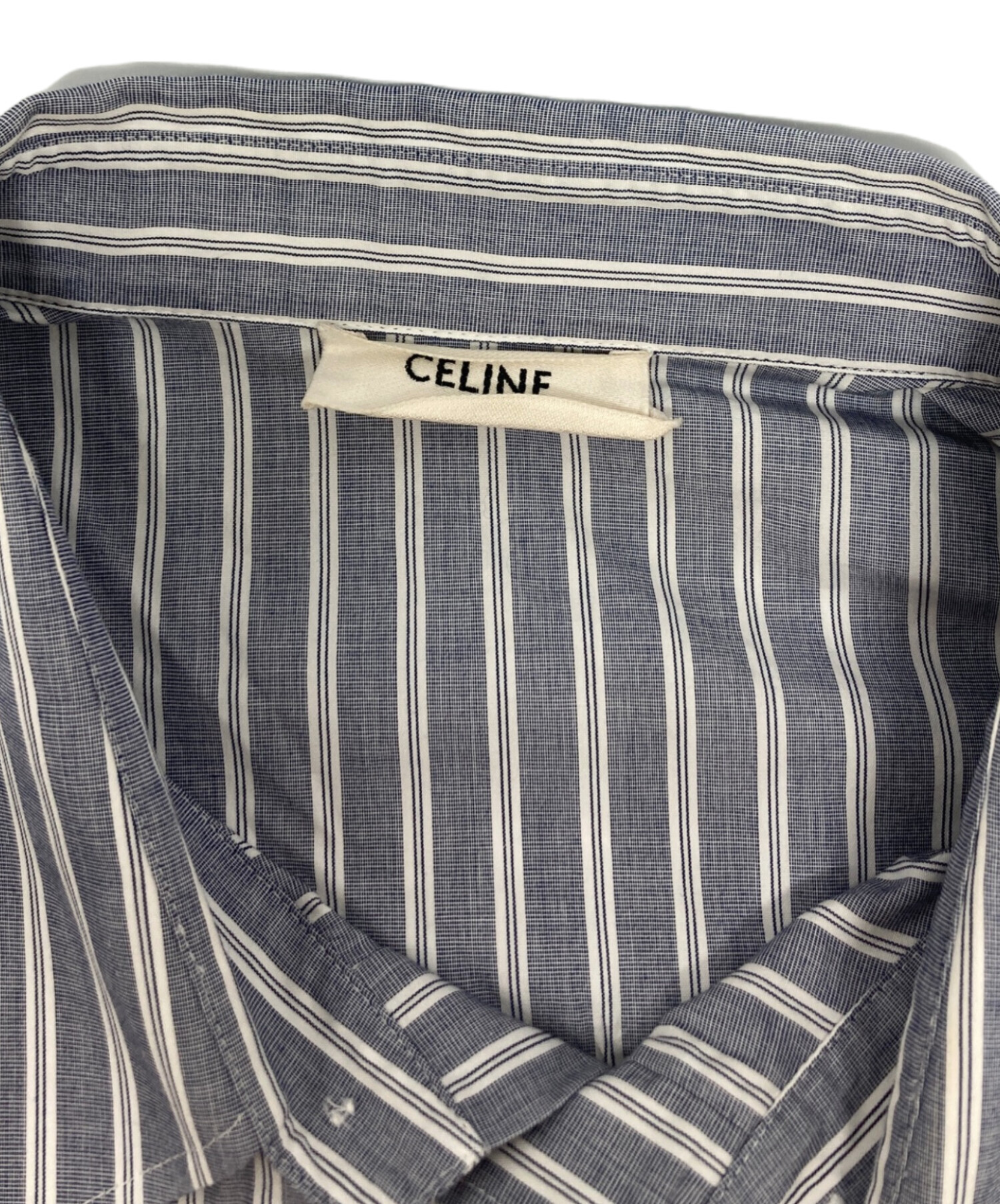 中古・古着通販】CELINE (セリーヌ) ストライプシャツ/2C73B425X.01XY
