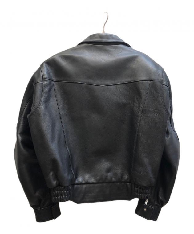 中古・古着通販】KADOYA (カドヤ) レザーライダースジャケット
