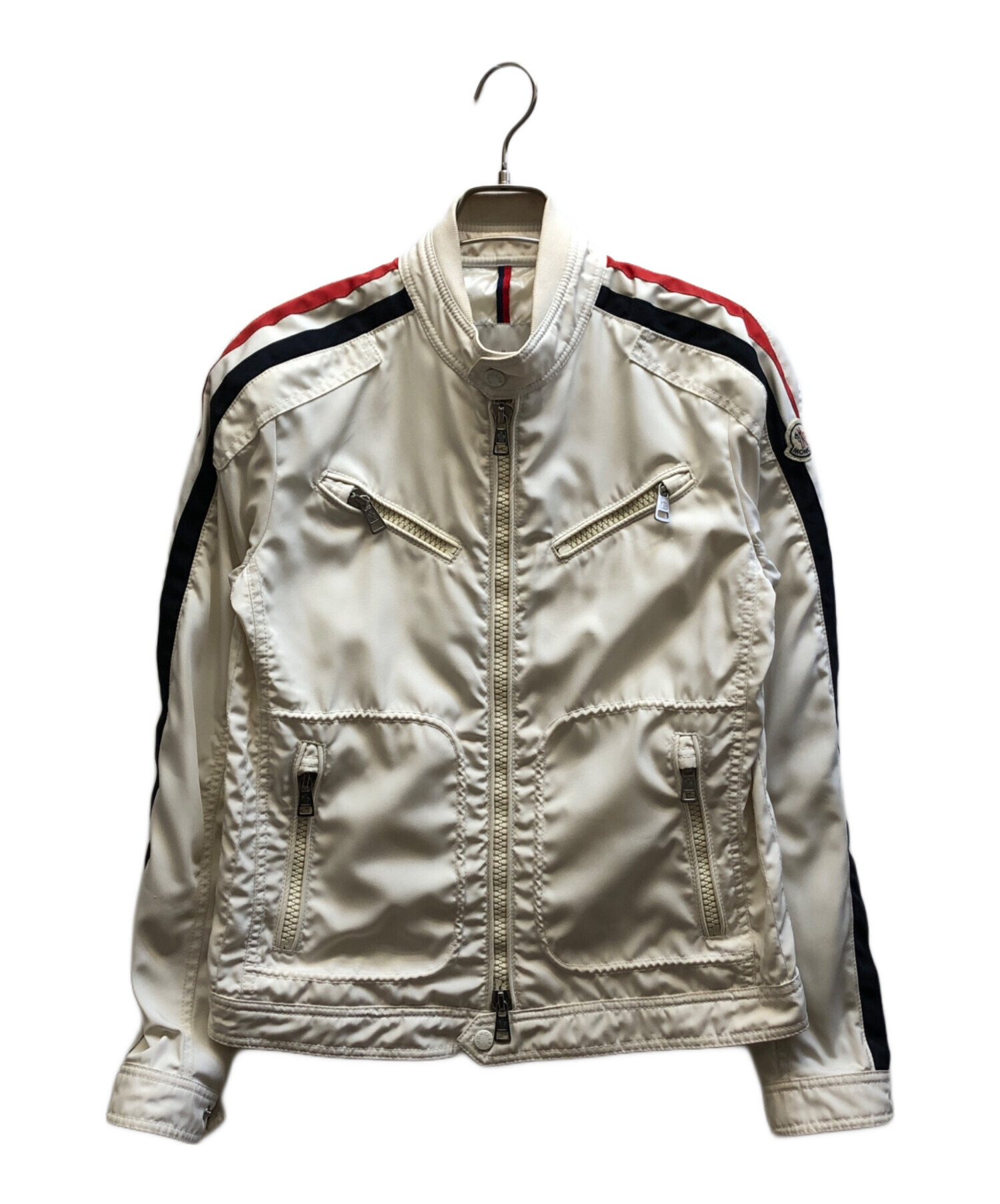 モンクレール　ライダースジャケット 中古・古着通販】MONCLER (モンクレール) ライダースジャケット / 101