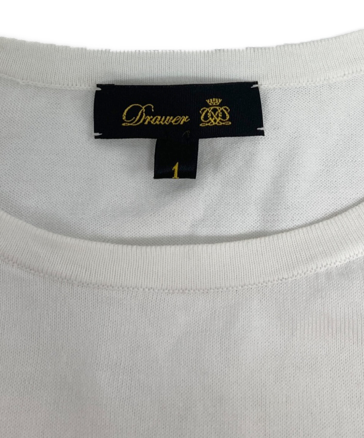 中古・古着通販】Drawer (ドゥロワー) タフタコンビ リボン ワンピース