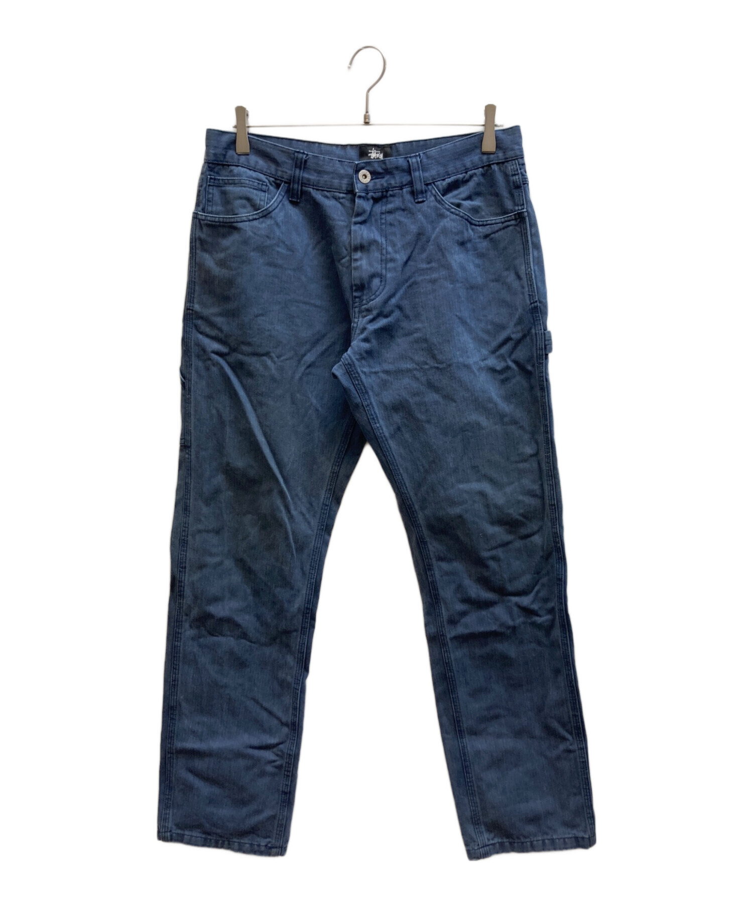 中古・古着通販】stussy (ステューシー) ワークパンツ ネイビー サイズ