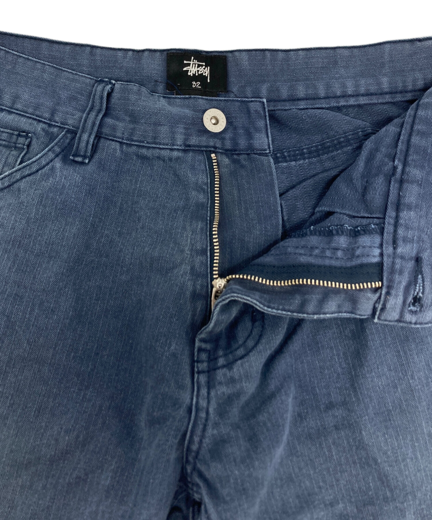 中古・古着通販】stussy (ステューシー) ワークパンツ ネイビー サイズ