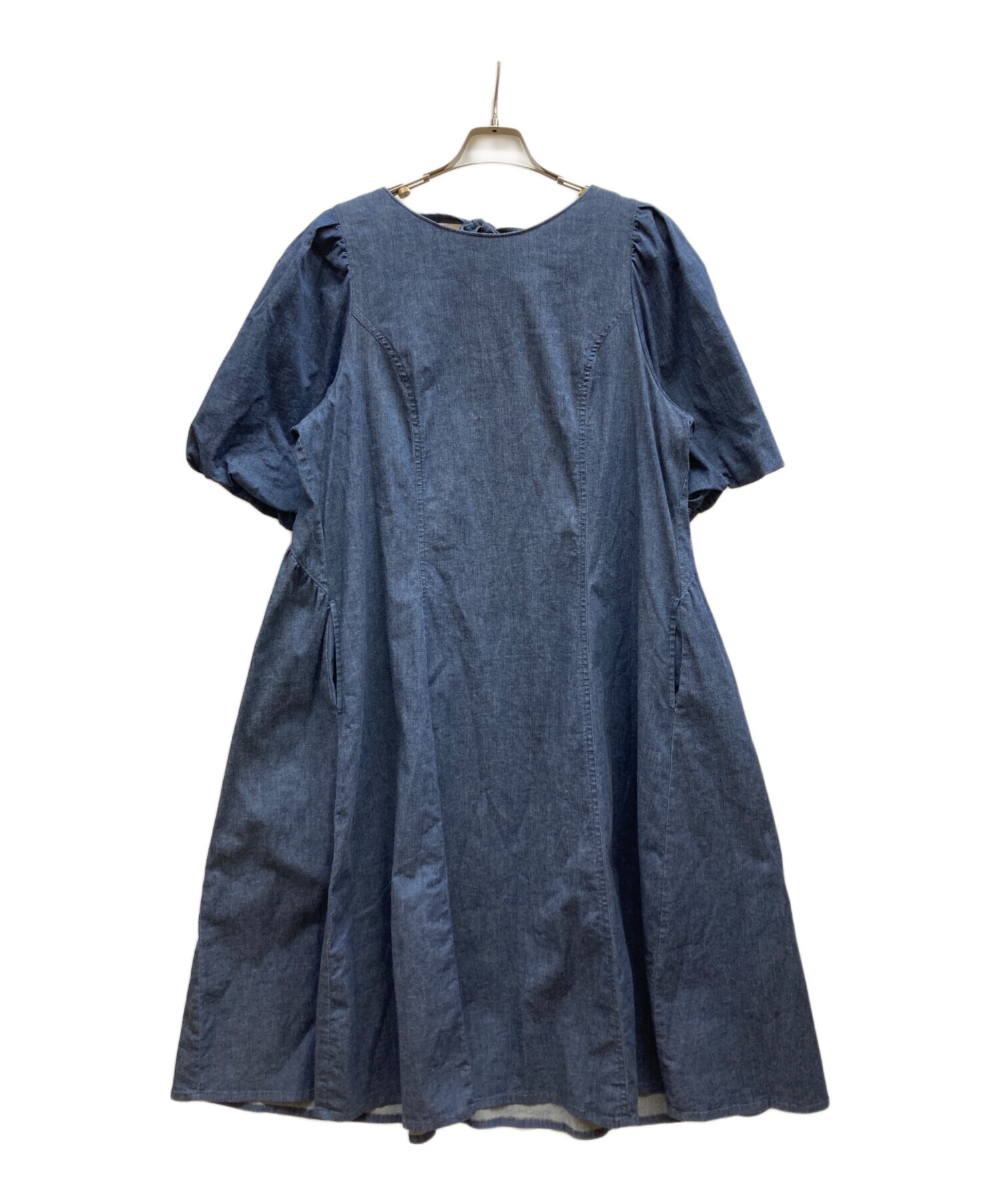 中古・古着通販】Rose Tiara (ローズティアラ) デニムバックギャザー 