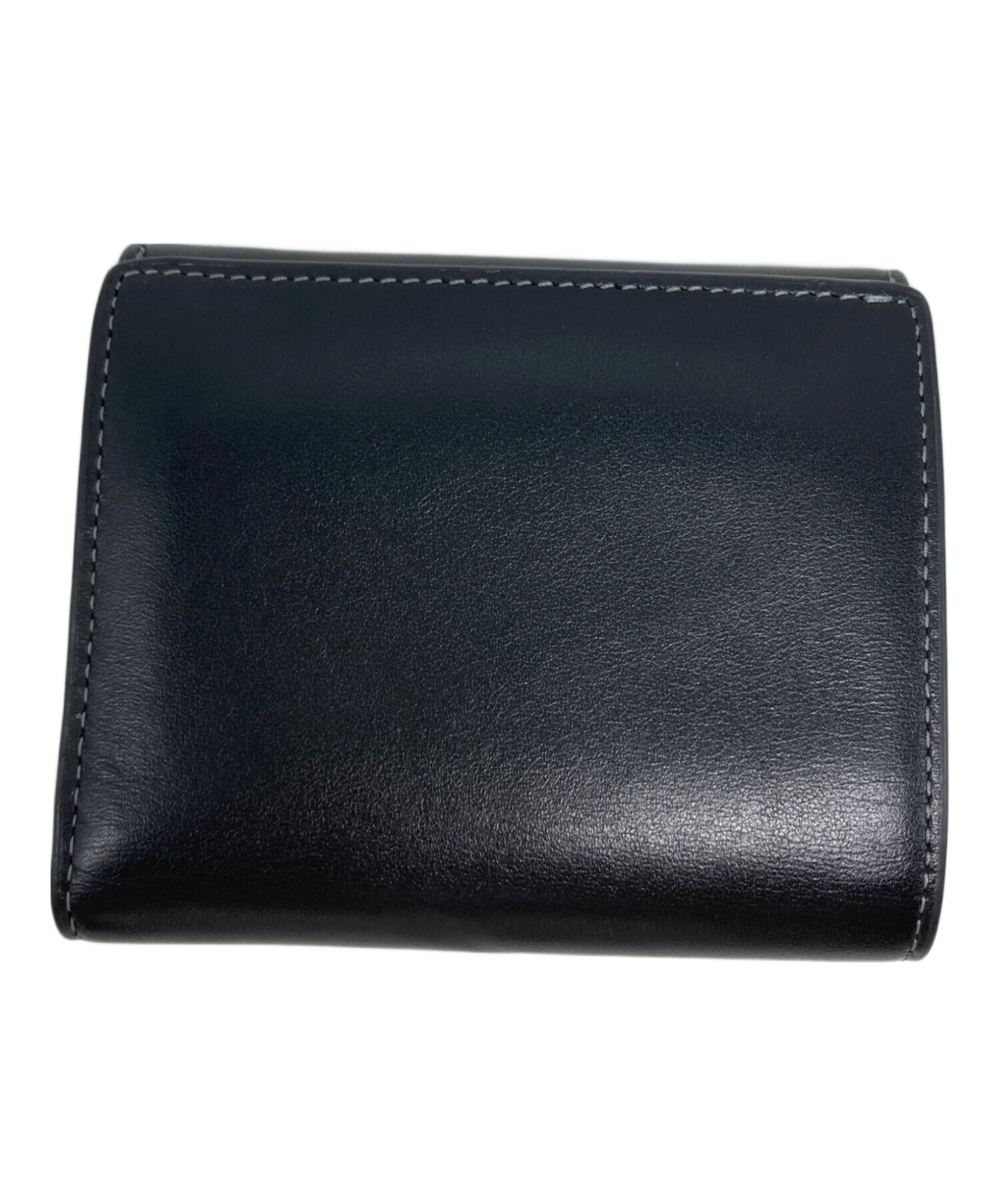 【極美品】COACH コーチ エライザ スモールウォレット レザー 黒 中古・古着通販】COACH (コーチ) エライザ スモール ウォレット