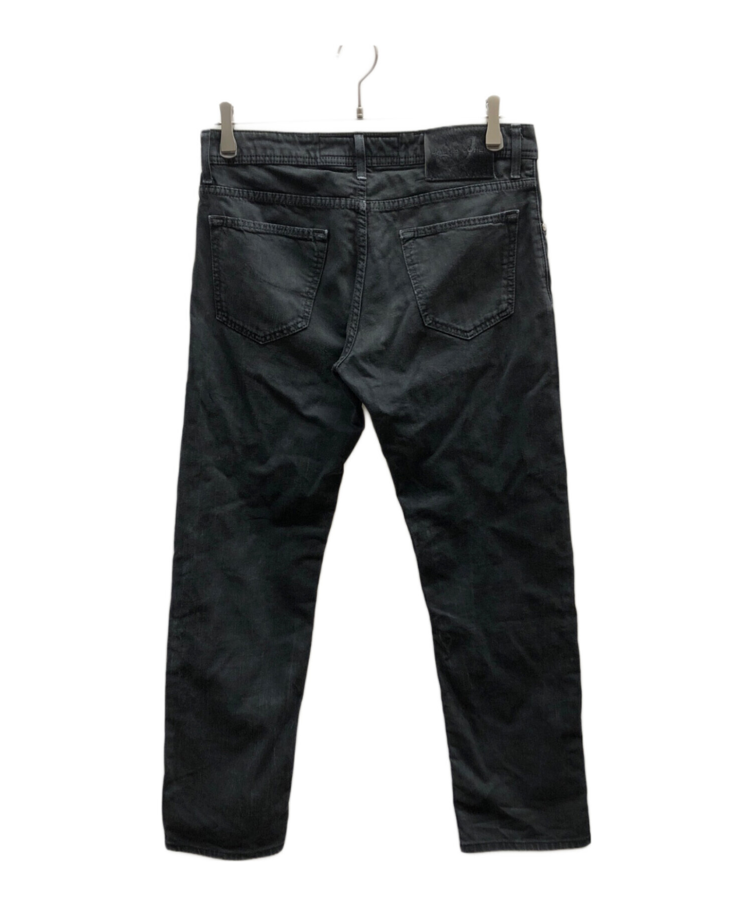 中古・古着通販】JACOB COHEN (ヤコブコーエン) デニムパンツ ブラック