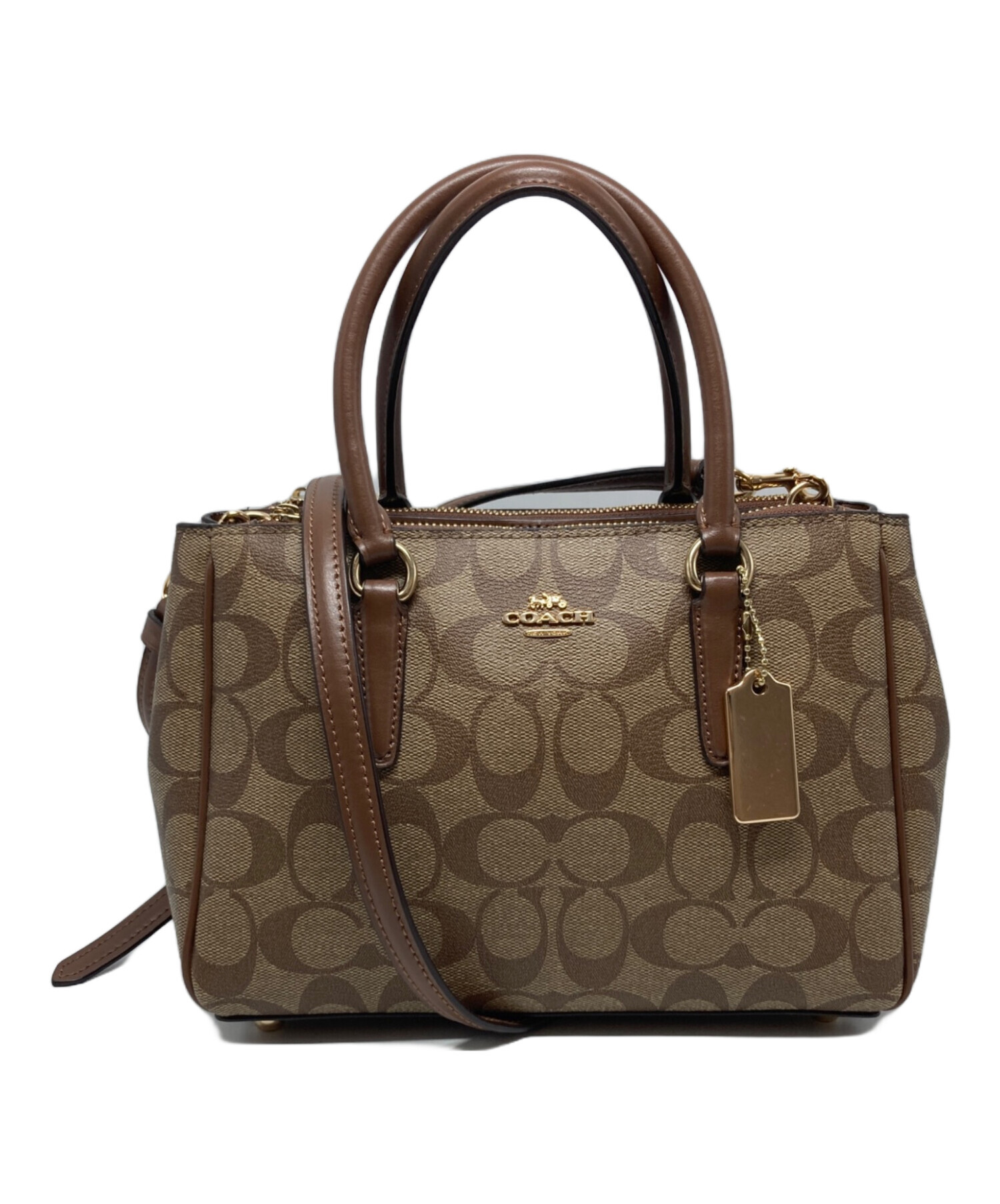 中古・古着通販】COACH (コーチ) シグネチャー2WAYバッグ / F67027