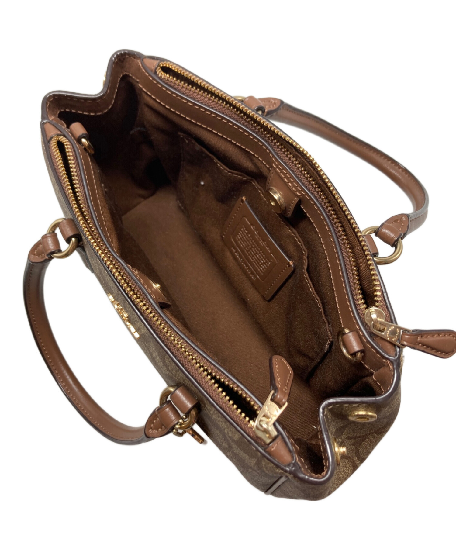 中古・古着通販】COACH (コーチ) シグネチャー2WAYバッグ / F67027