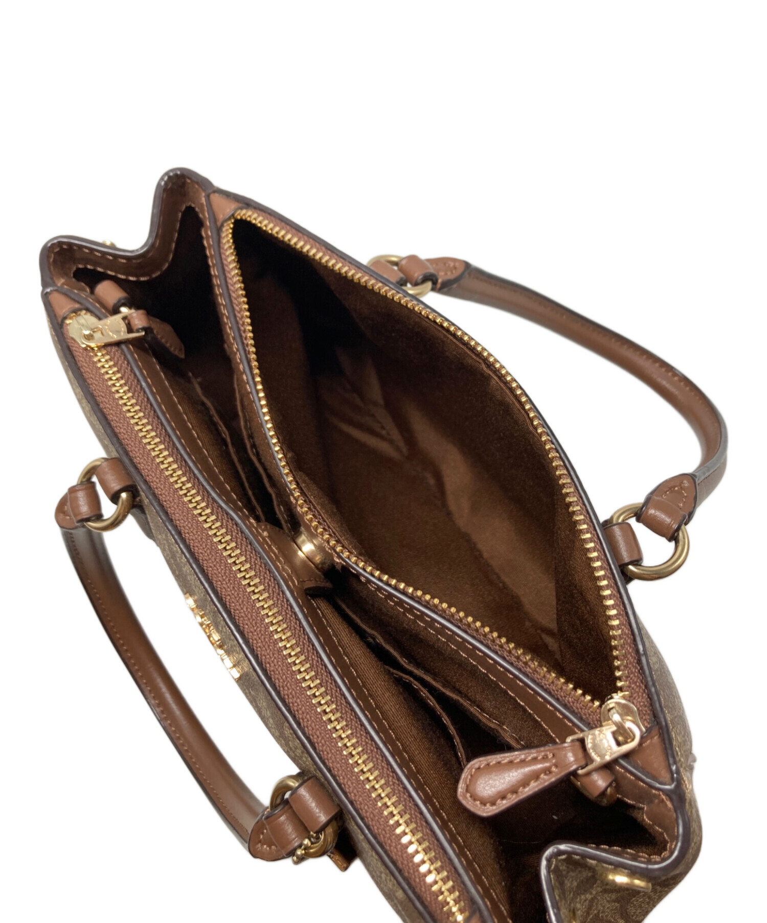 中古・古着通販】COACH (コーチ) シグネチャー2WAYバッグ / F67027