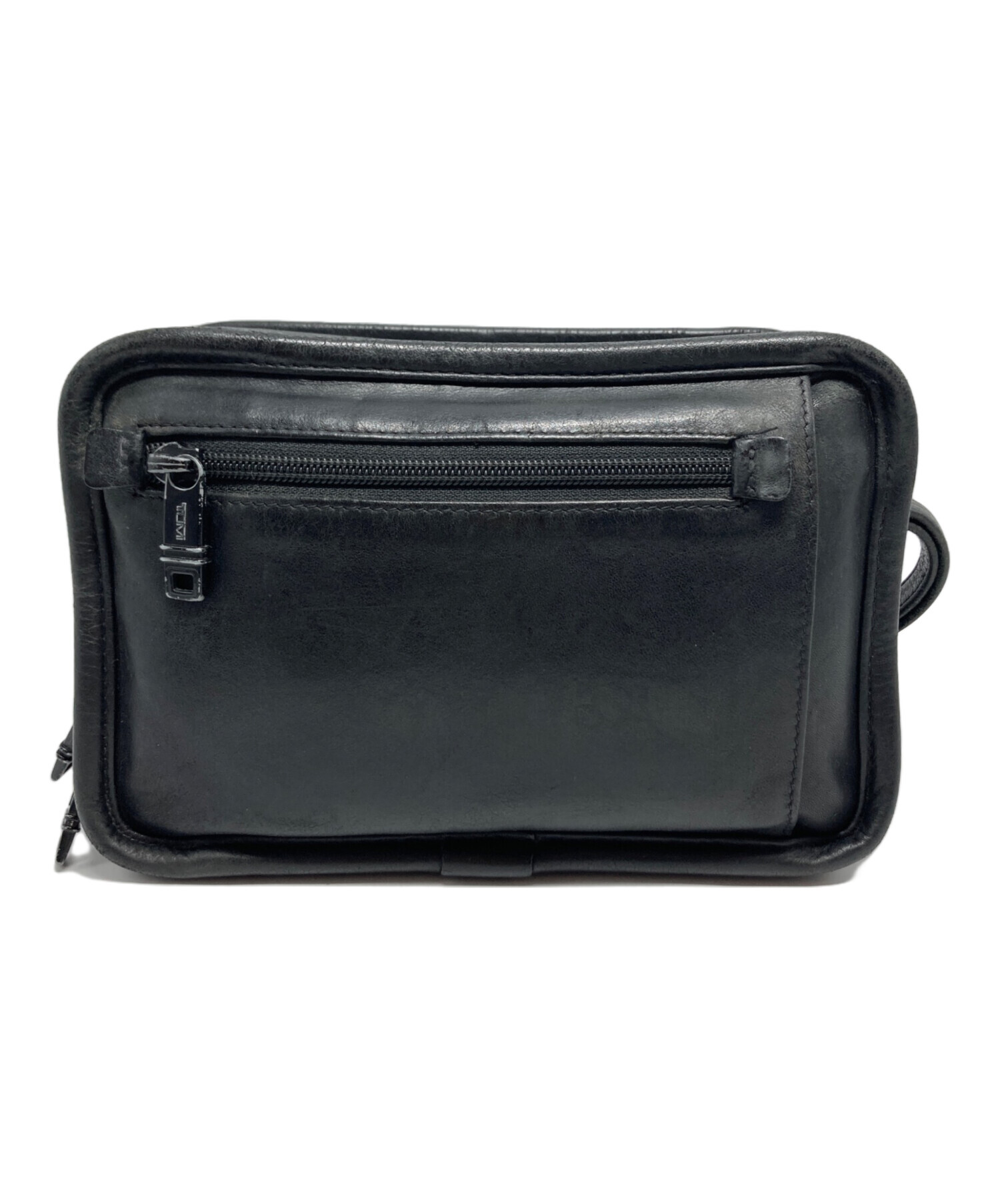 3ぱち様オーダー 中古・古着通販】TUMI (トゥミ) オーガナイザー レザーセカンドバッグ