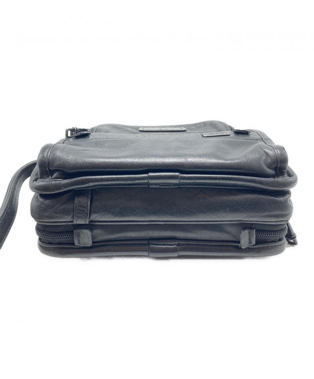 中古・古着通販】TUMI (トゥミ) オーガナイザー レザーセカンドバッグ