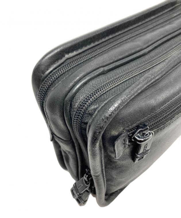 中古・古着通販】TUMI (トゥミ) オーガナイザー レザーセカンドバッグ