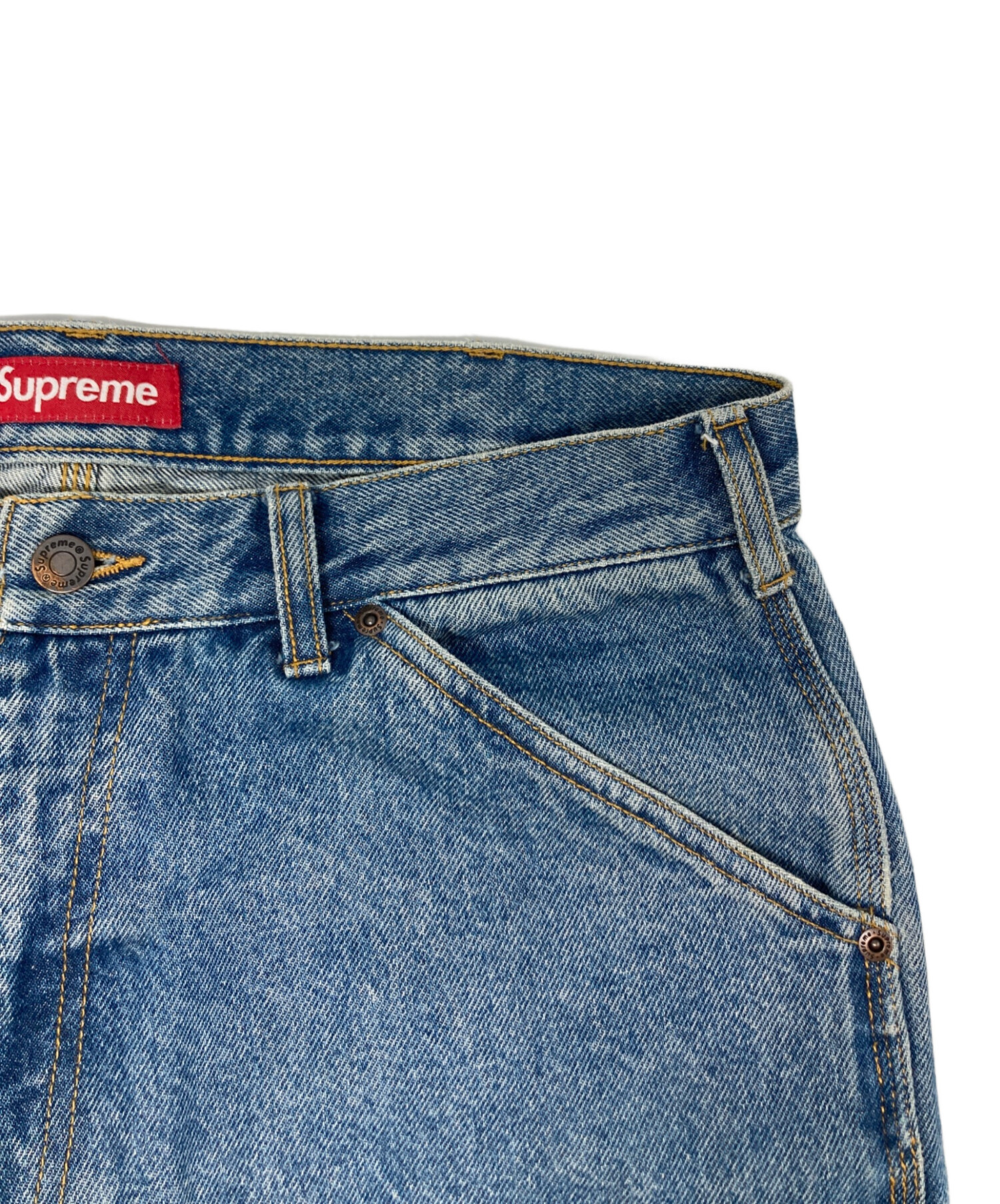 中古・古着通販】SUPREME (シュプリーム) ダブルニーペインターデニム