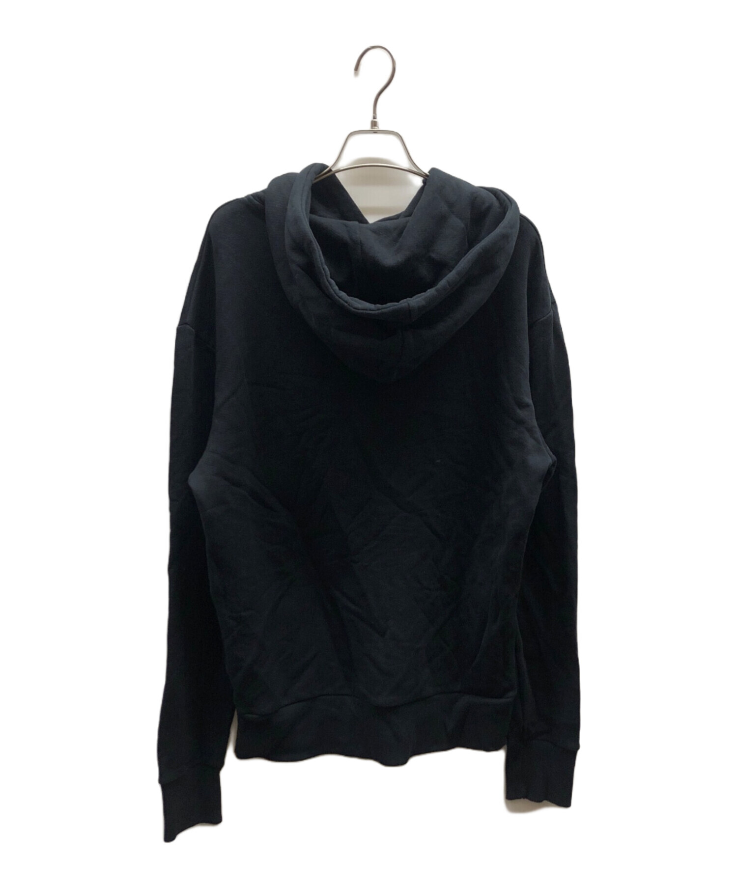 【中古品】メゾンキツネ MAISON KITSUNÉ パーカー ブラック XL 中古・古着通販】MAISON KITSUNE (メゾンキツネ) HOODIE DOUBLE FOX