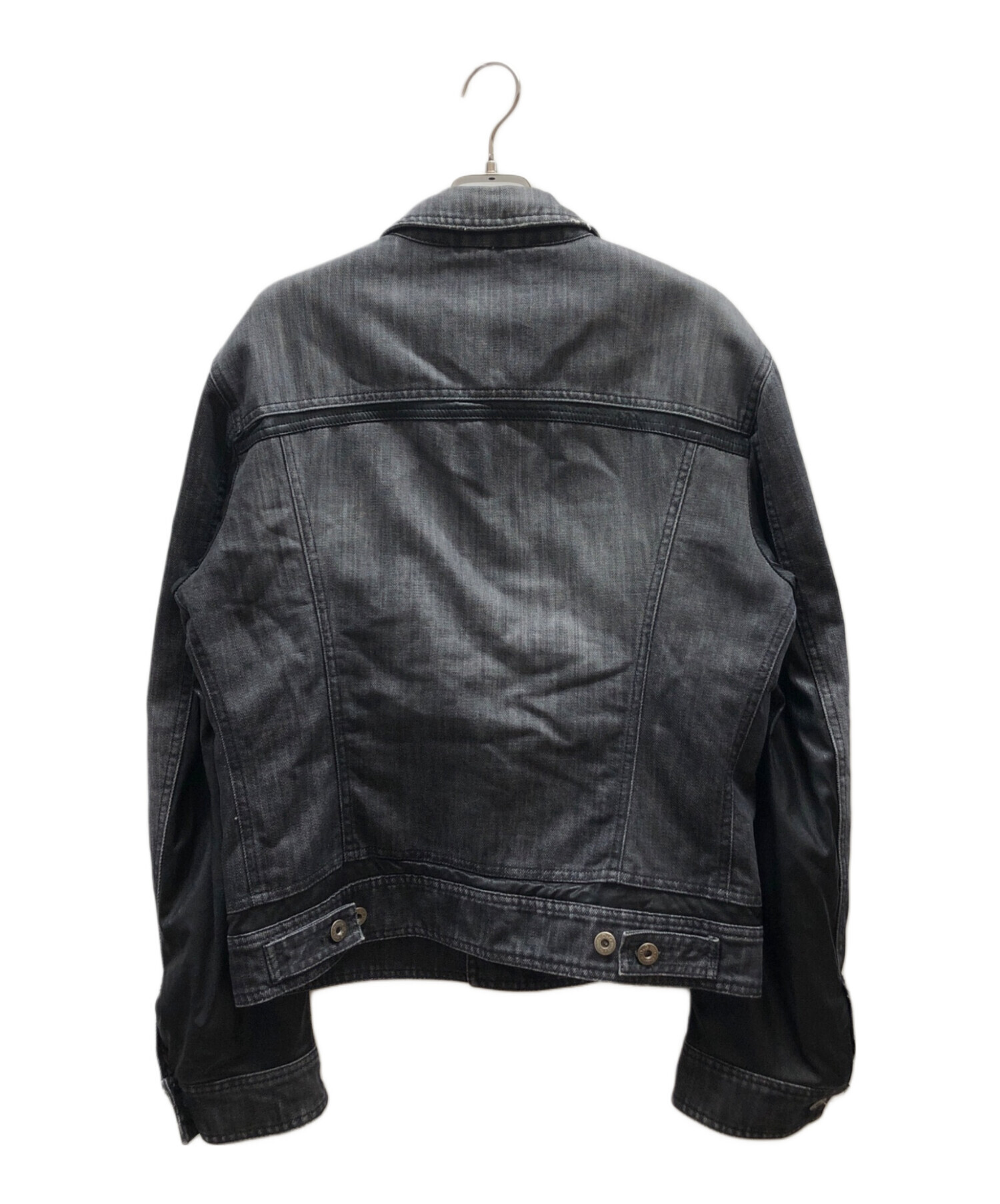 ​【DOLCE】レザー切替 ボアジャケット ガンパッチ　90s 中古・古着通販】DOLCE & GABBANA (ドルチェ＆ガッバーナ) レザー切替